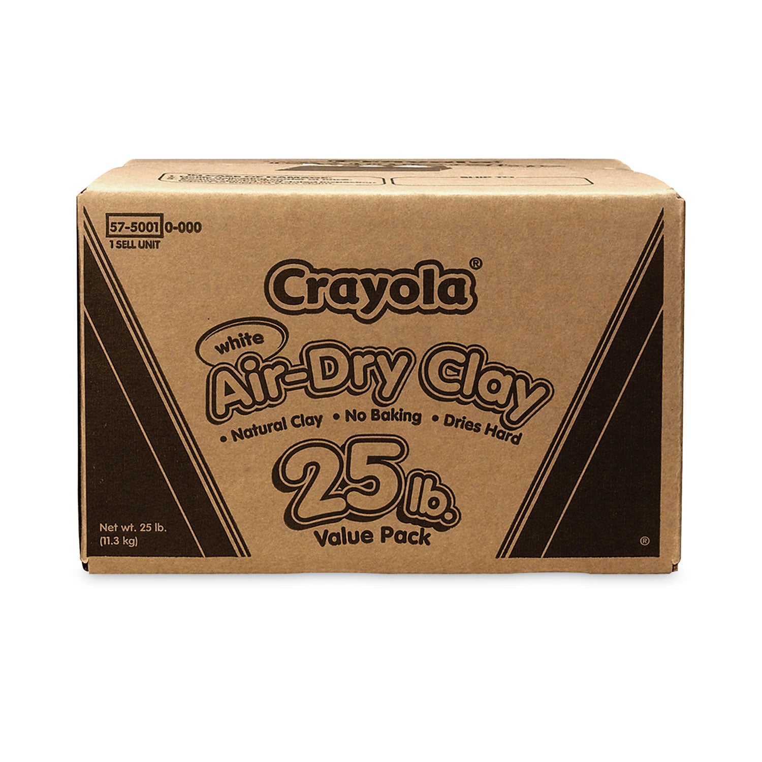Crayola® Air-Dry Clay, White, 25 Lbs