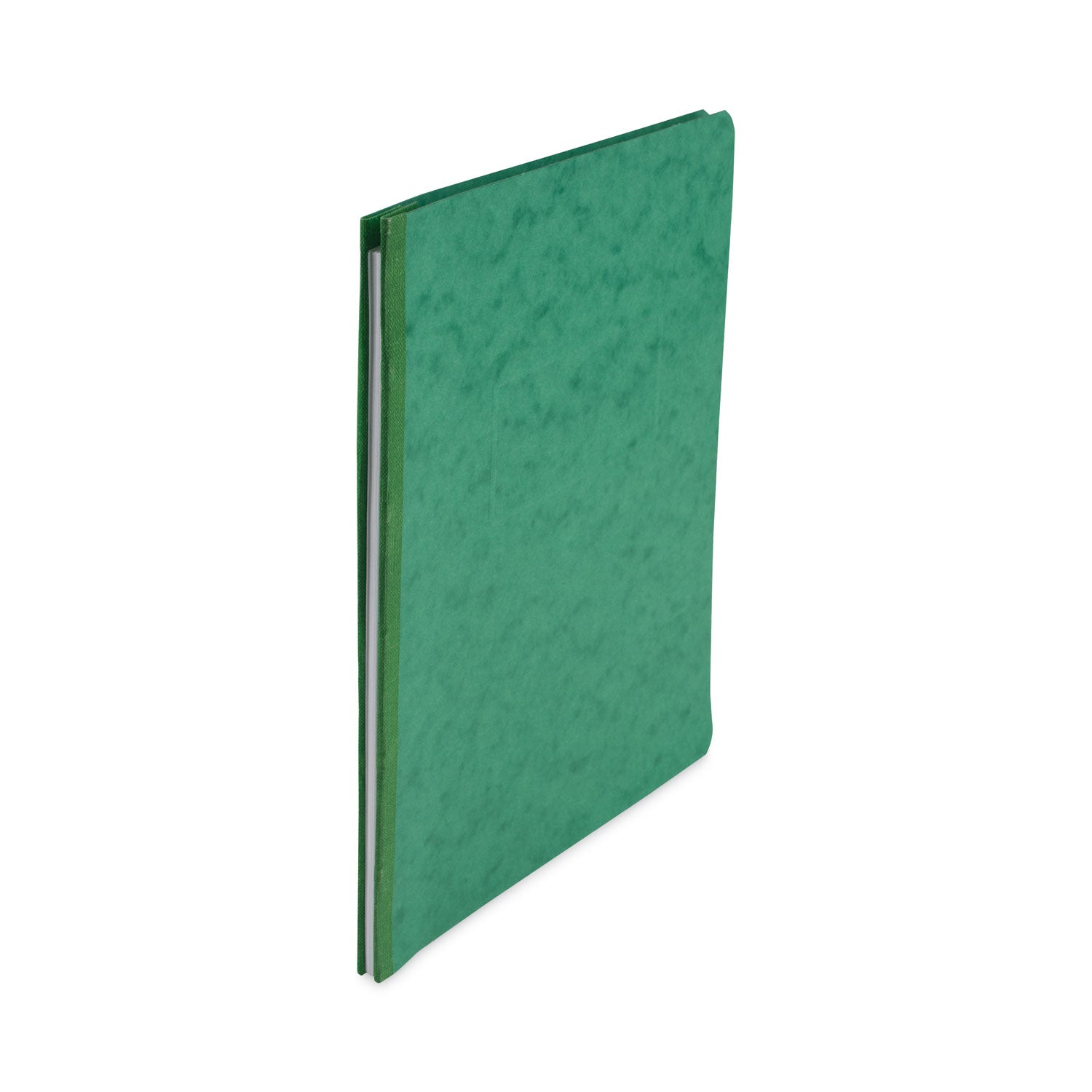 ACCO Pressboard Report Cover with Tyvek Reinforced Hinge, Two-Piece Prong Fastener, 3" Capacity, 8.5 x 11, Dark Green/Dark Green