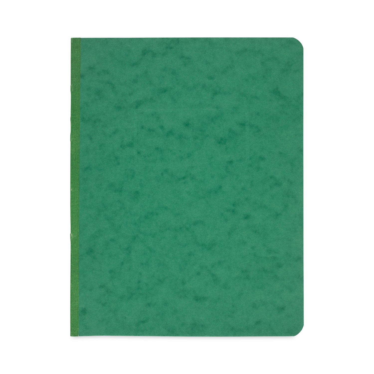 Pressboard Report Cover with Tyvek Reinforced Hinge, Two-Piece Prong Fastener, 3" Capacity, 8.5 x 11, Dark Green/Dark Green