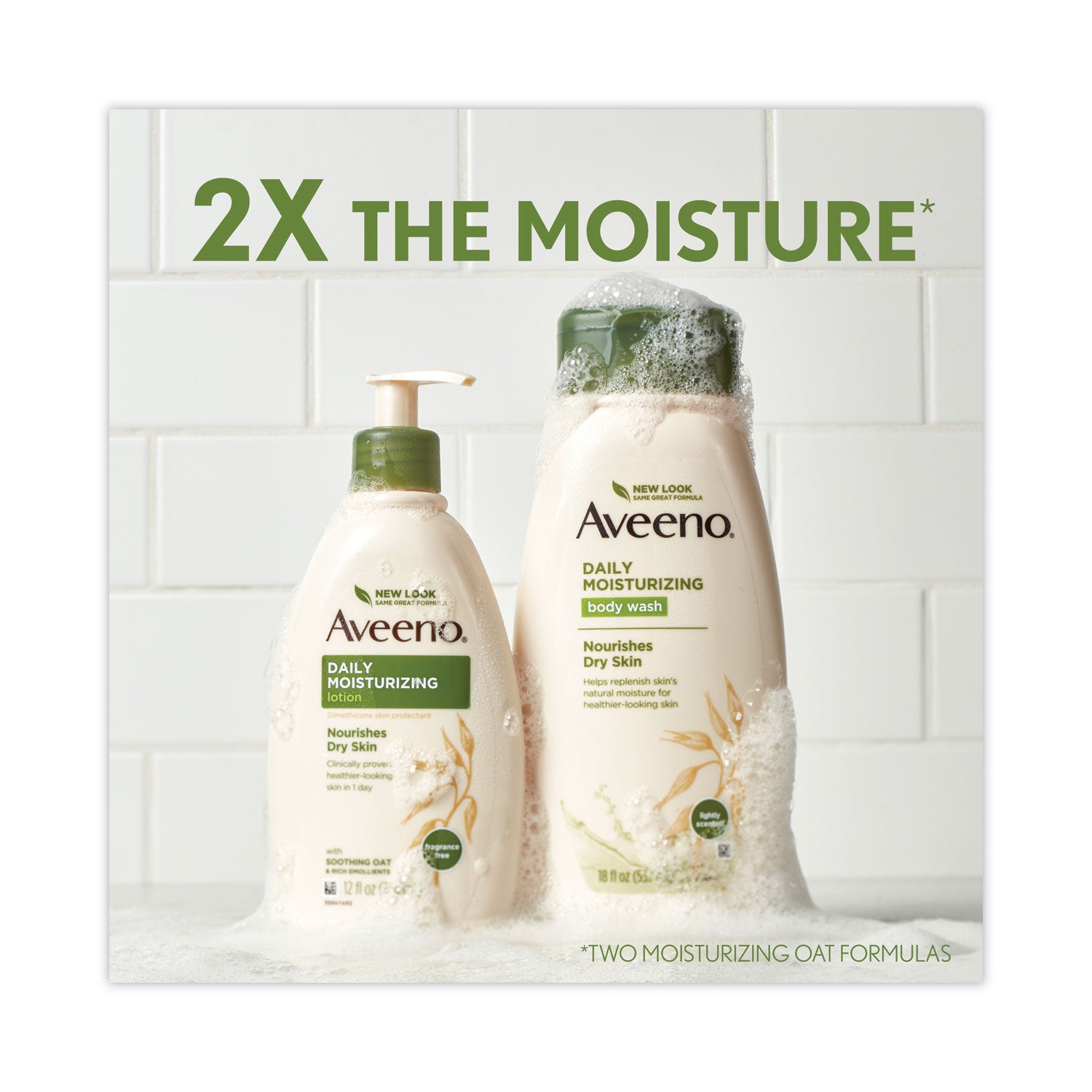 Aveeno® Active Naturals® Daily Moisturizing Lotion, 12 Oz Pump Bottle