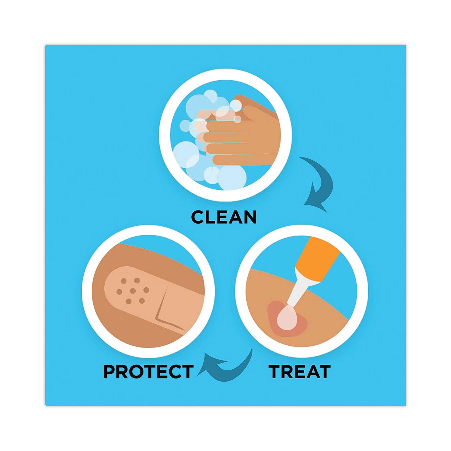 Johnson & Johnson® Red Cross® Mini First Aid To Go Kit, 12 Pieces, Plastic Case