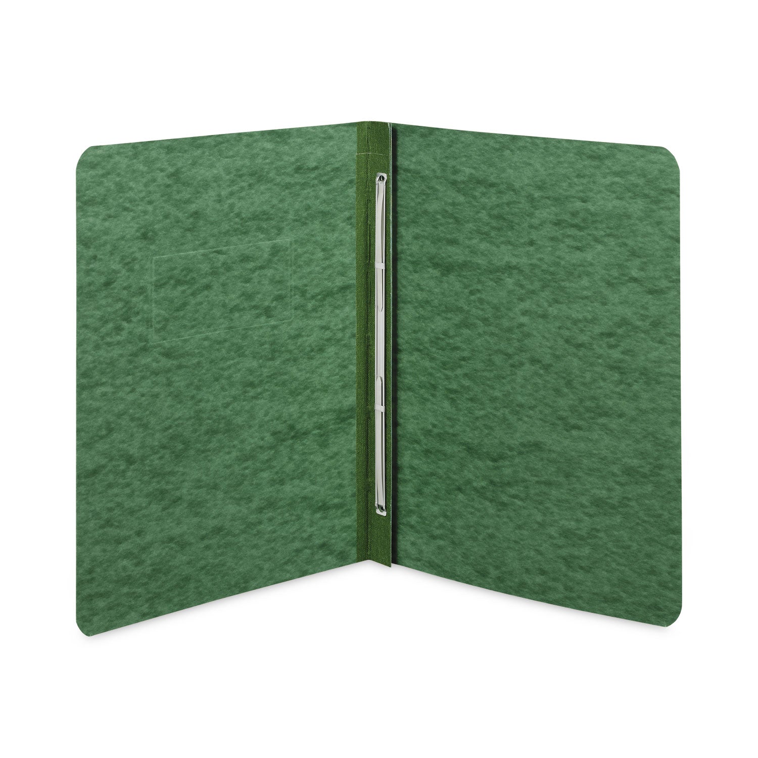 ACCO Pressboard Report Cover with Tyvek Reinforced Hinge, Two-Piece Prong Fastener, 3" Capacity, 8.5 x 11, Dark Green/Dark Green