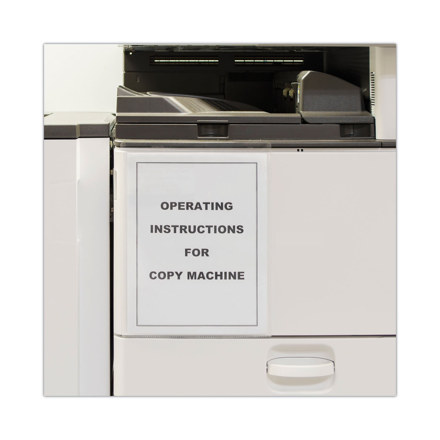 C-Line® Self-Adhesive Shop Ticket Holders, Super Heavy, 15 Sheets, 8.5 x 11, 50/Box