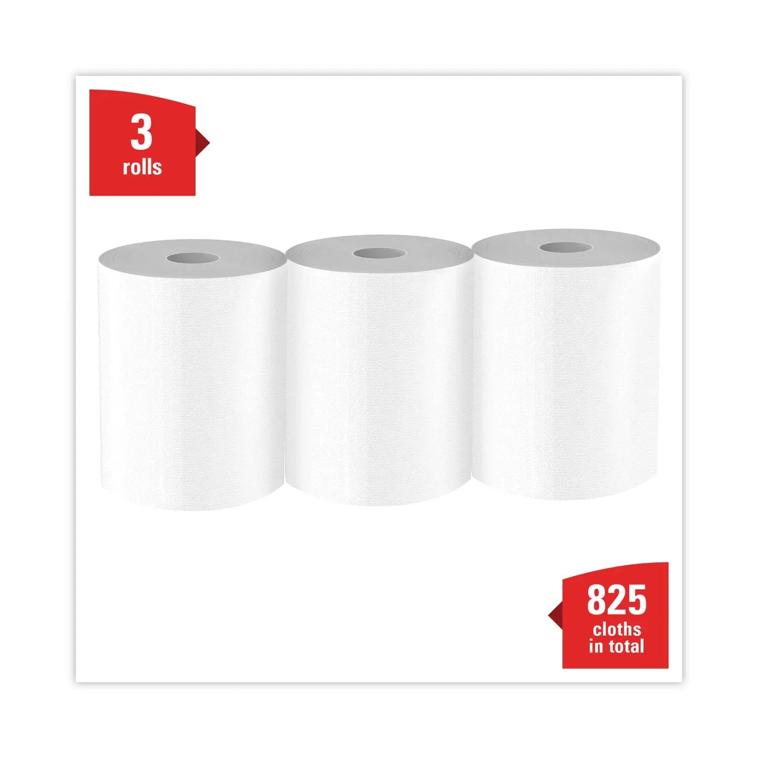 X70 Cloths, Center-Pull, 9.8 x 12.2, White, 275/Roll, 3 Rolls/Carton WypAll® Flipcost