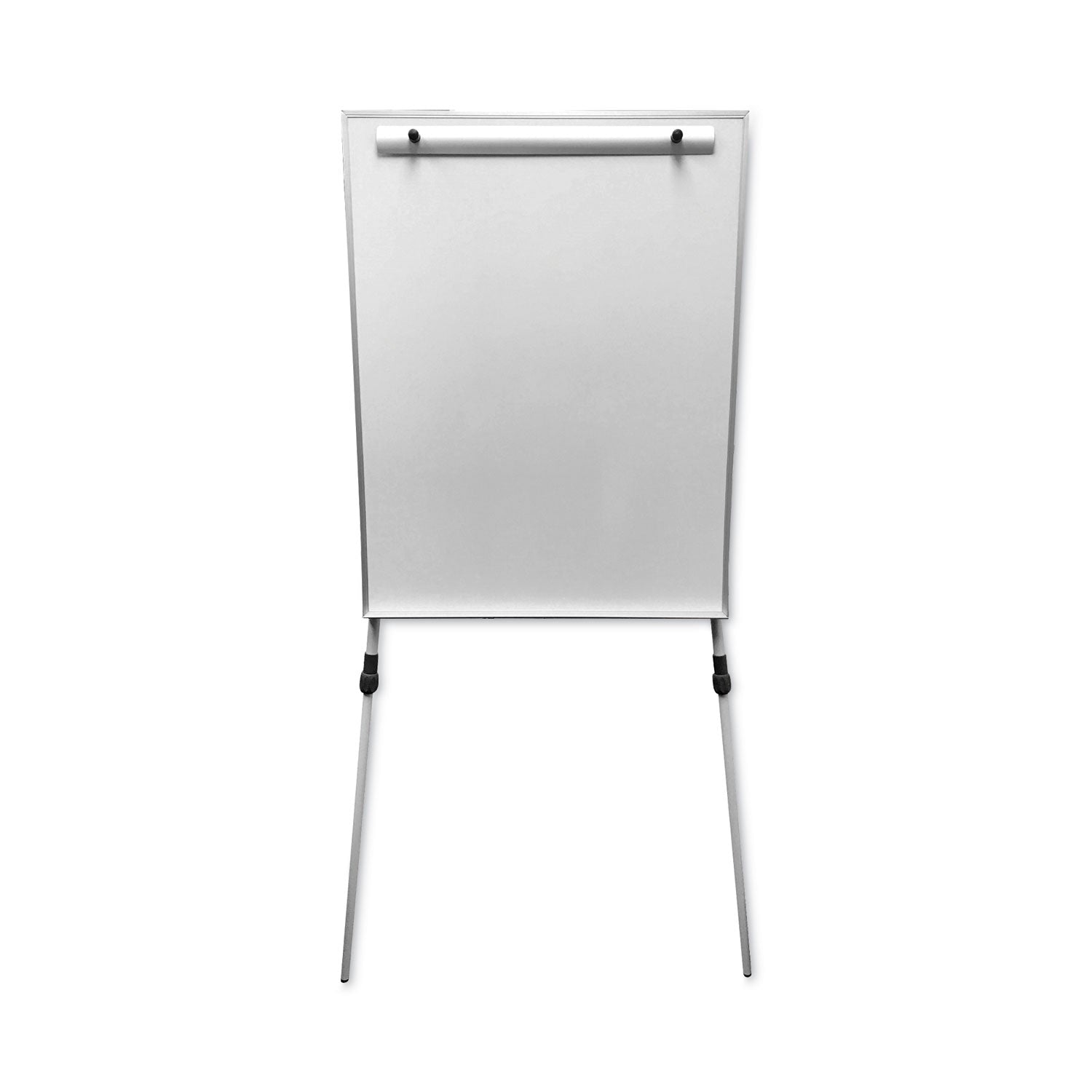 Flipside Adjustable Dry Erase Board, 27.5" x 32", White Surface, Satin Aluminum Frame