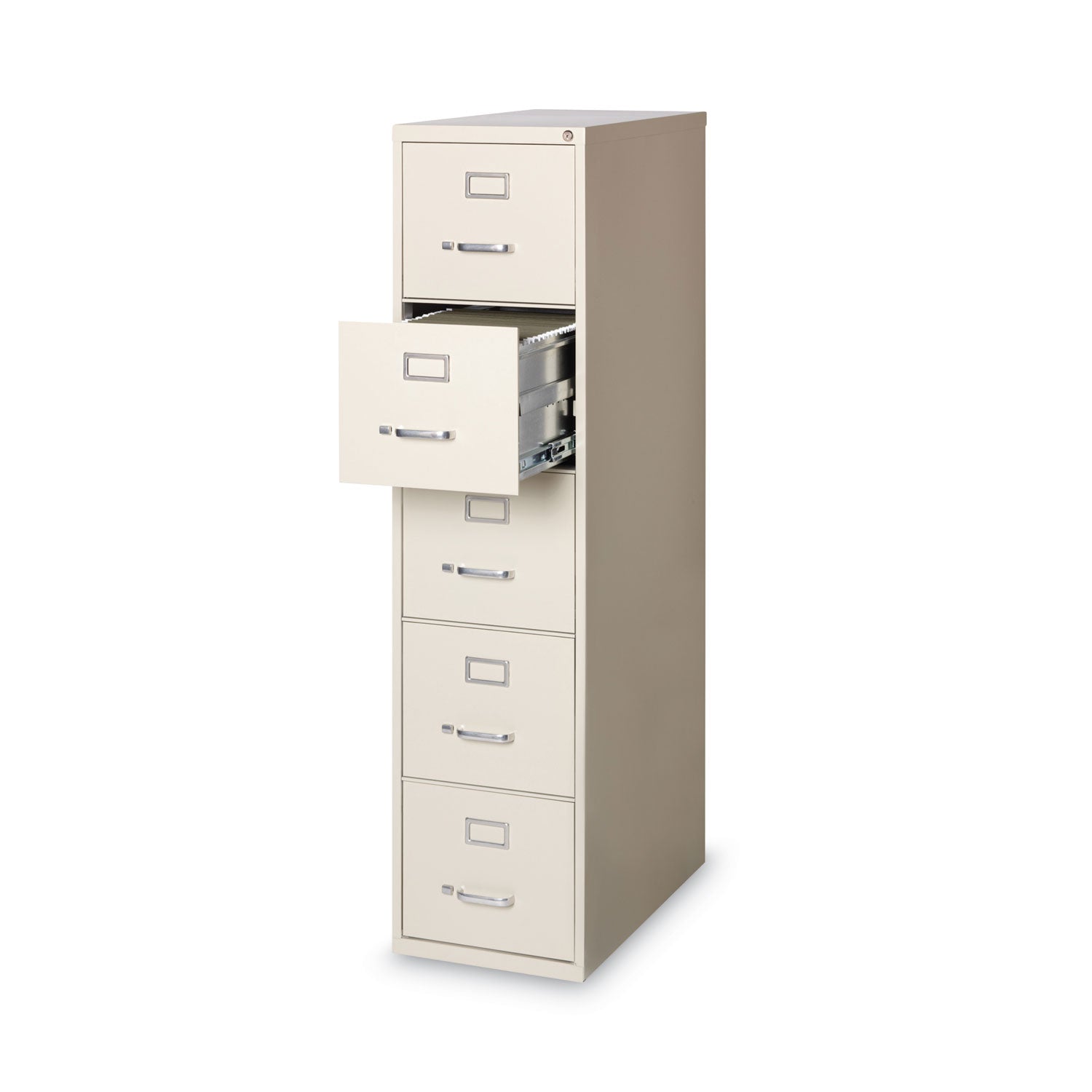 Alera® Five-Drawer Economy Vertical File, Letter-Size File Drawers, 15" x 26.5" x 61.37", Putty