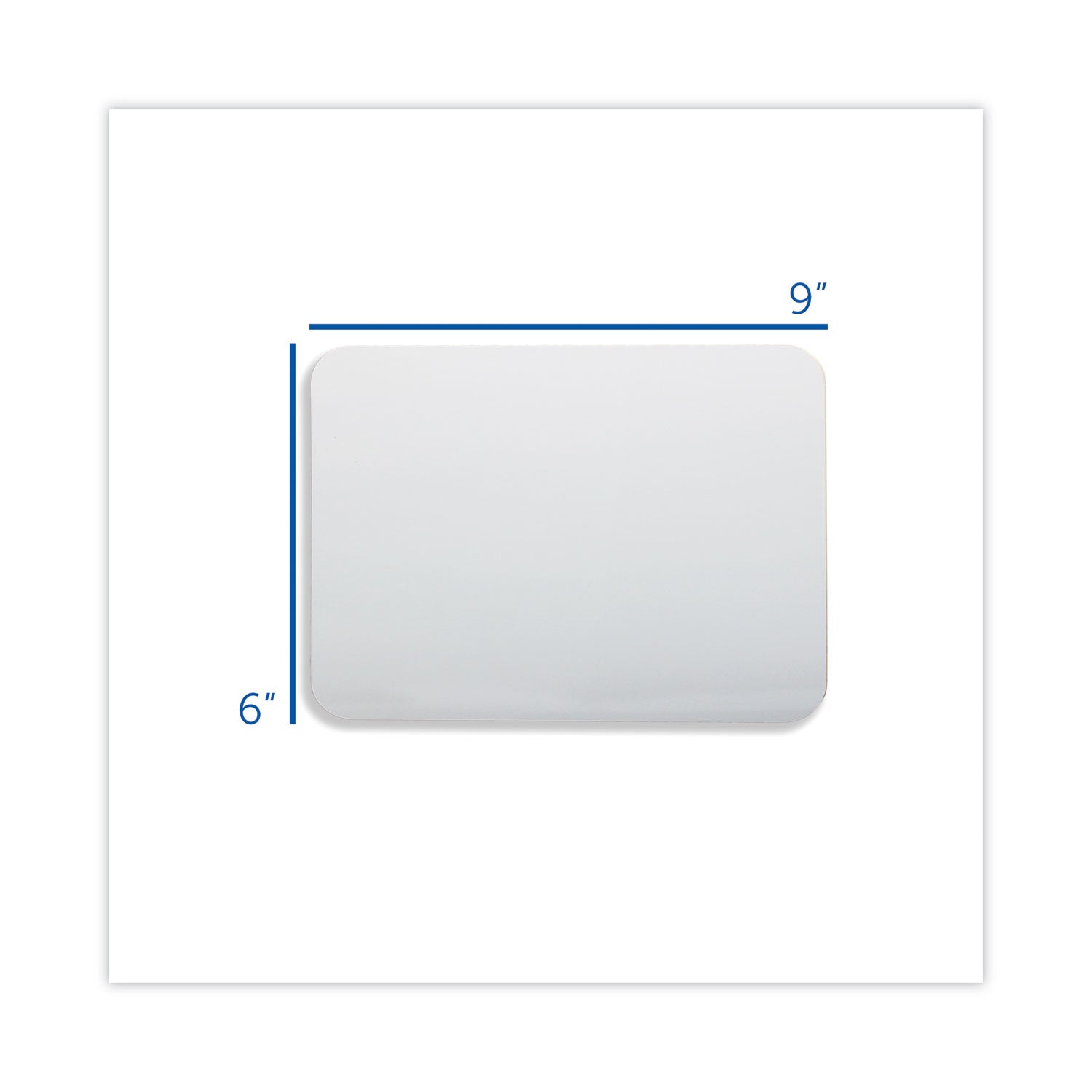 Flipside Dry Erase Board, 9" x 6", White Surface, 24/Pack