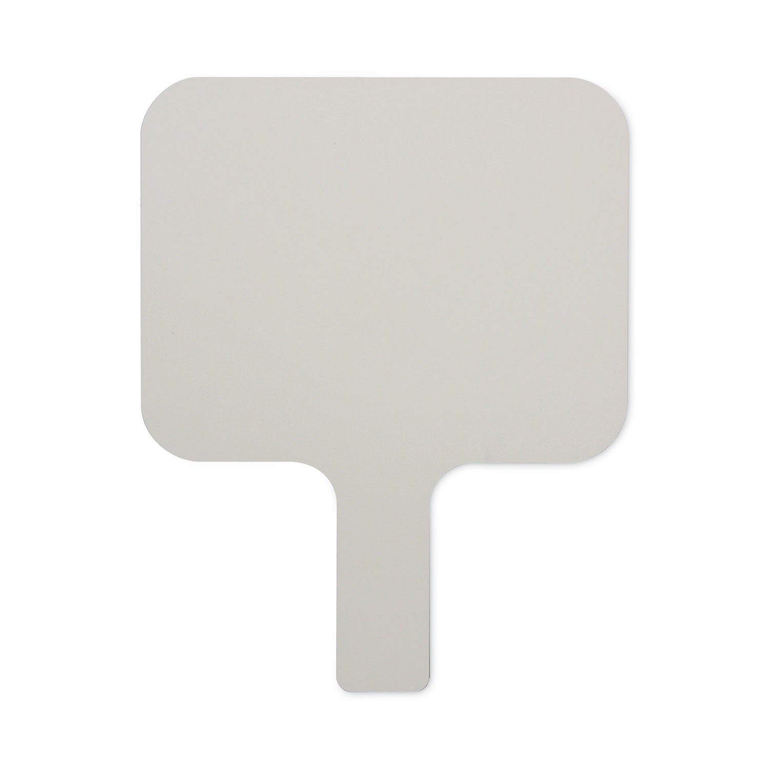 Dry Erase Paddle, 9.75 x 8, White Surface, 12/Pack