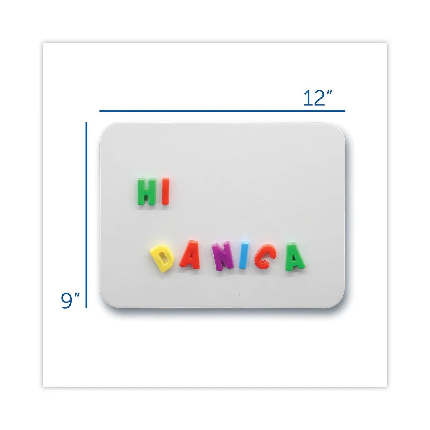 Magnetic Dry Erase Board Set, 12 x 9, White Surface, 12/Pack Flipside Flipcost