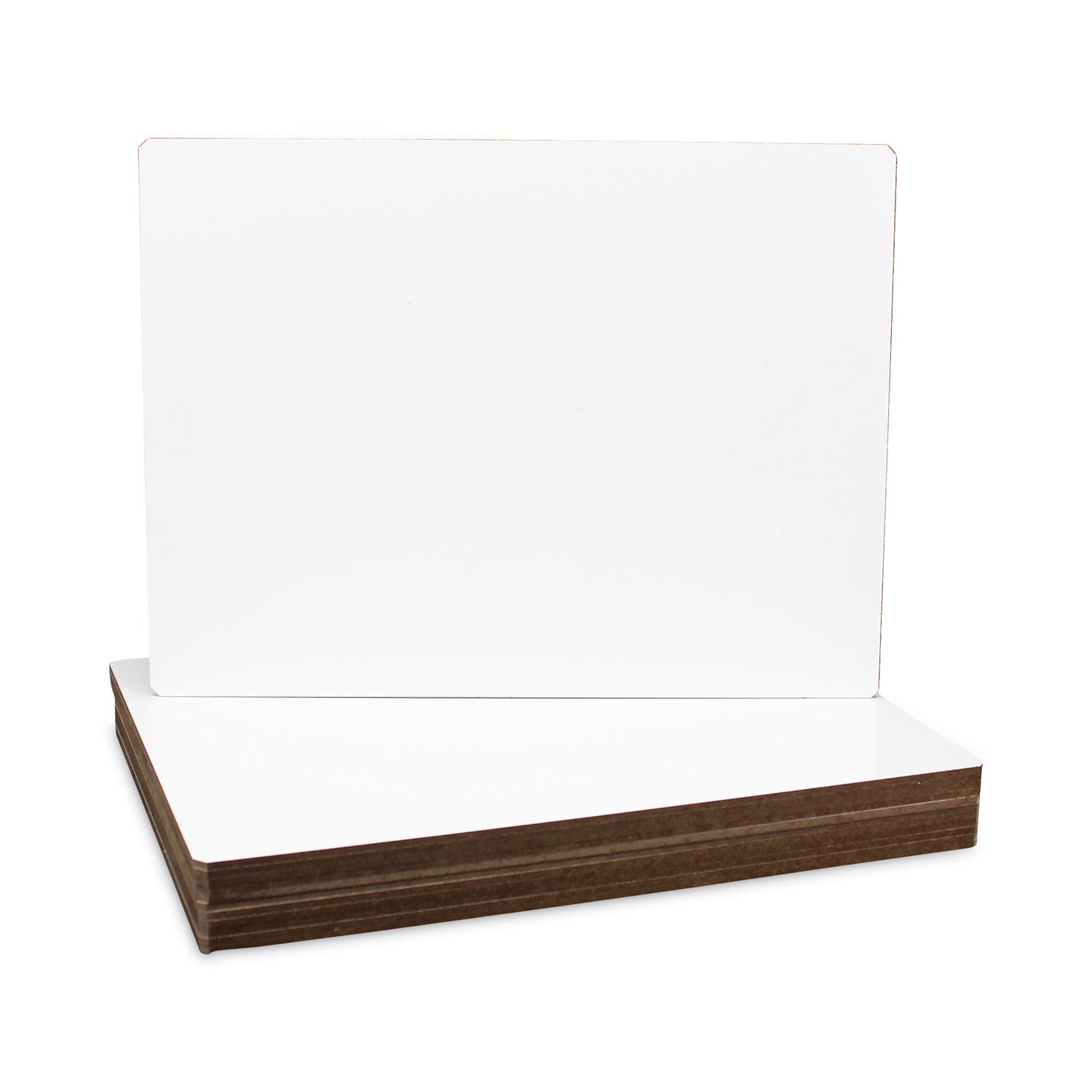 Flipside Dry Erase Board, 12" x 9", White Surface, 12/Pack