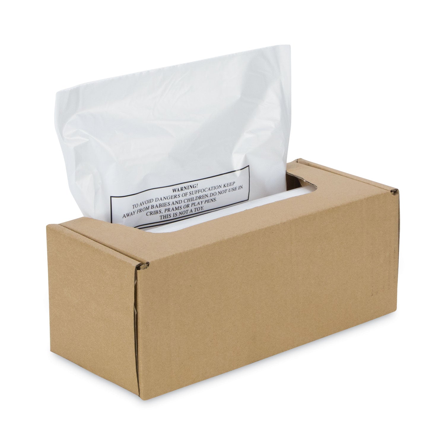 Fellowes® Shredder Waste Bags, 16 To 20 Gal Capacity, 50/carton