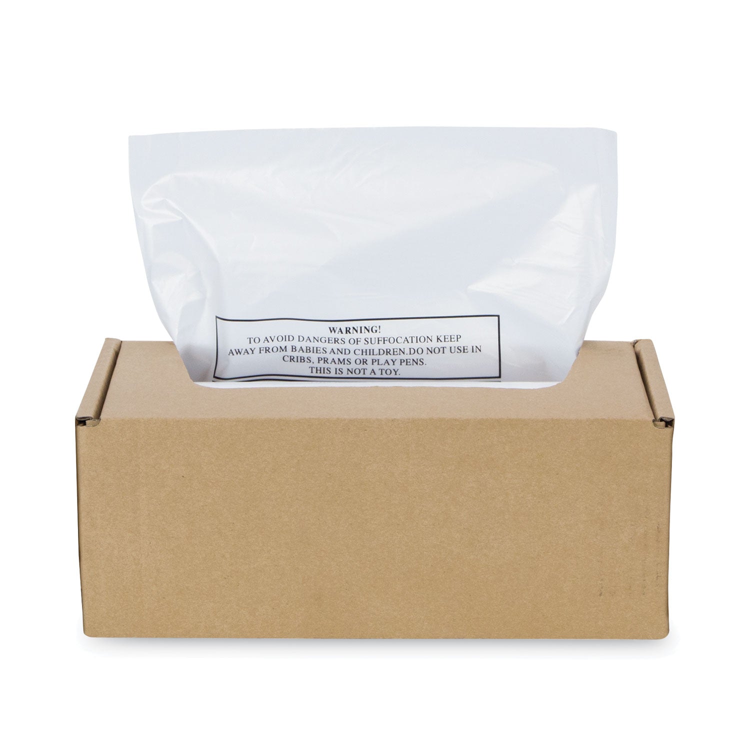 Fellowes® Shredder Waste Bags, 16 To 20 Gal Capacity, 50/carton