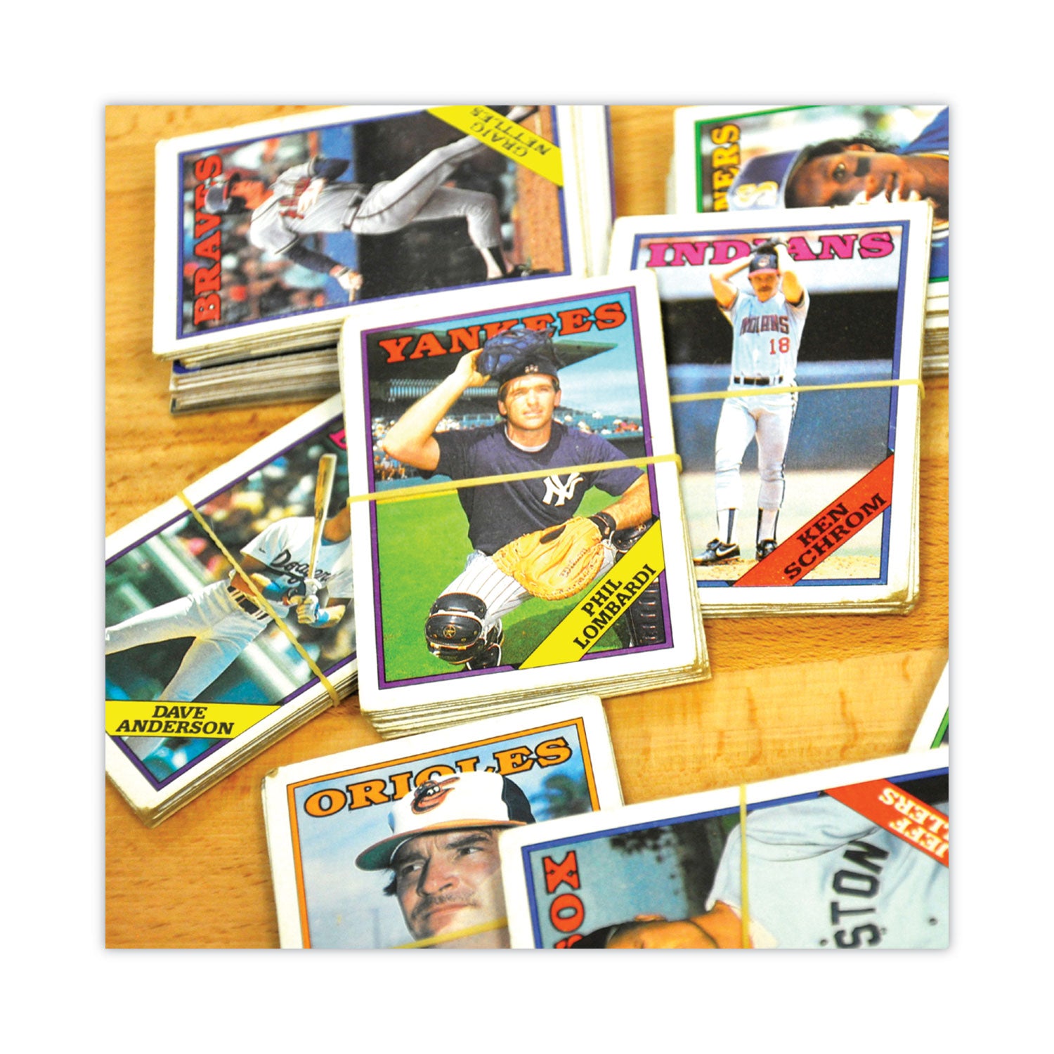 Alliance® Pale Crepe Gold Rubber Bands, Size 117B, 0.06" Gauge, Golden Crepe, 1 lb Box, 300/Box