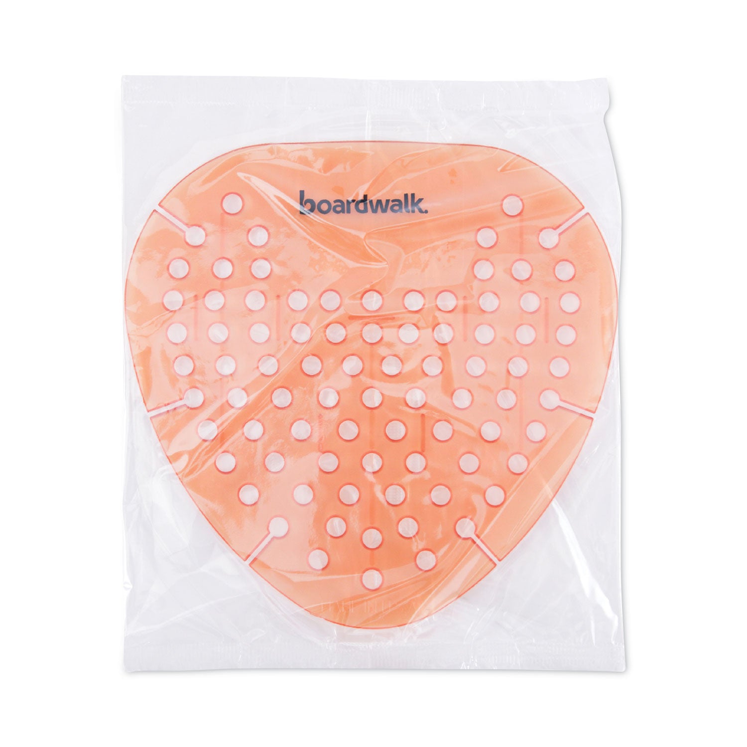 Boardwalk® Gem Urinal Deodorizer Screen, Mango Scent, Orange, 12/Box