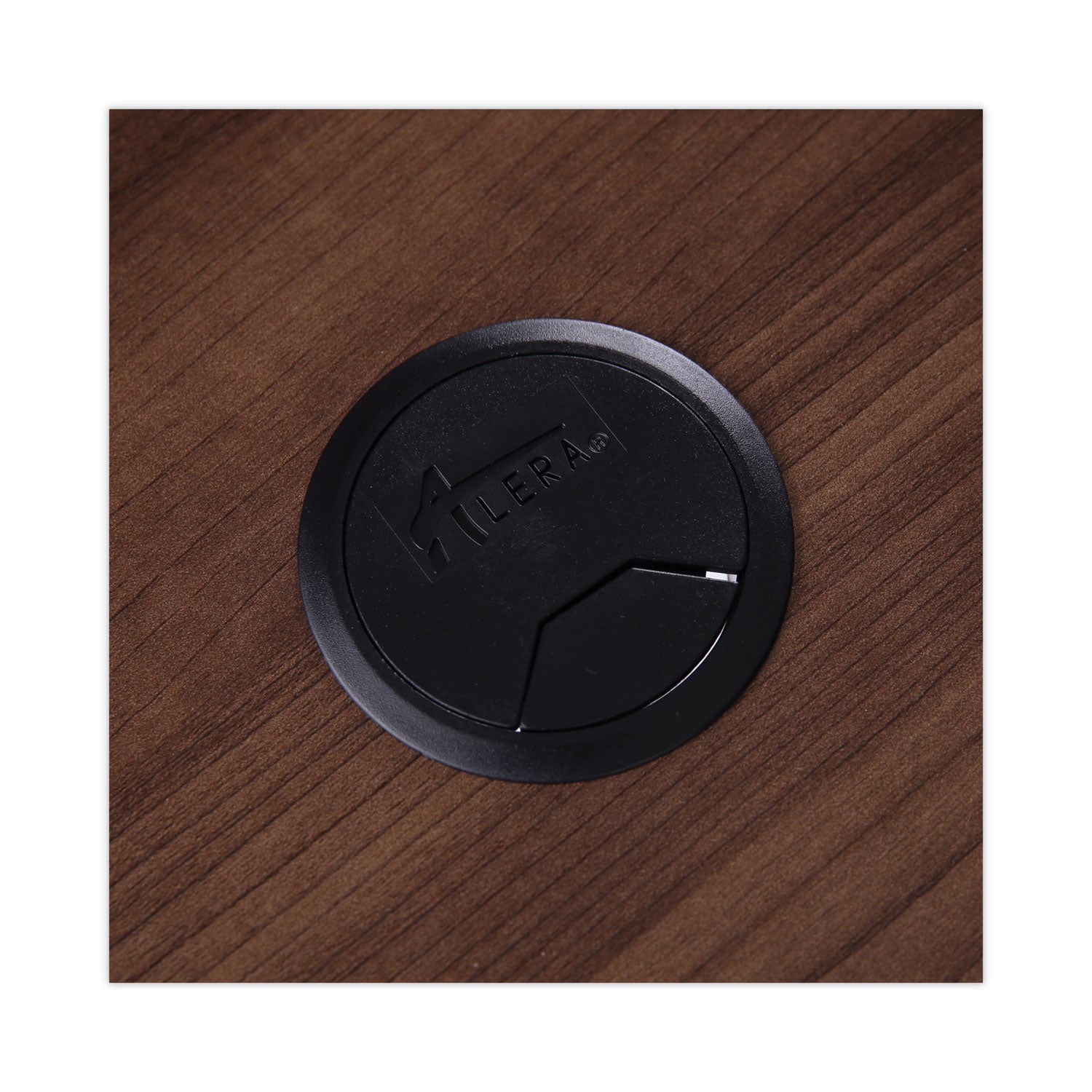 Alera® Industrial Series Table Desk, 47.25" X 23.63" X 29.5", Modern Walnut