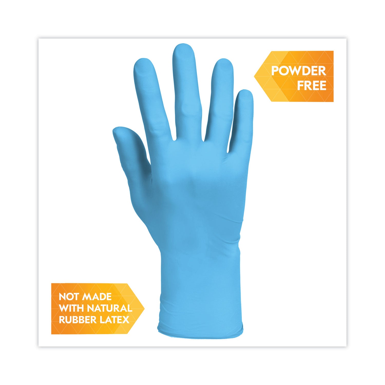 KleenGuard™ G10 Comfort Plus Blue Nitrile Gloves, Light Blue, Medium, 1,000/Carton