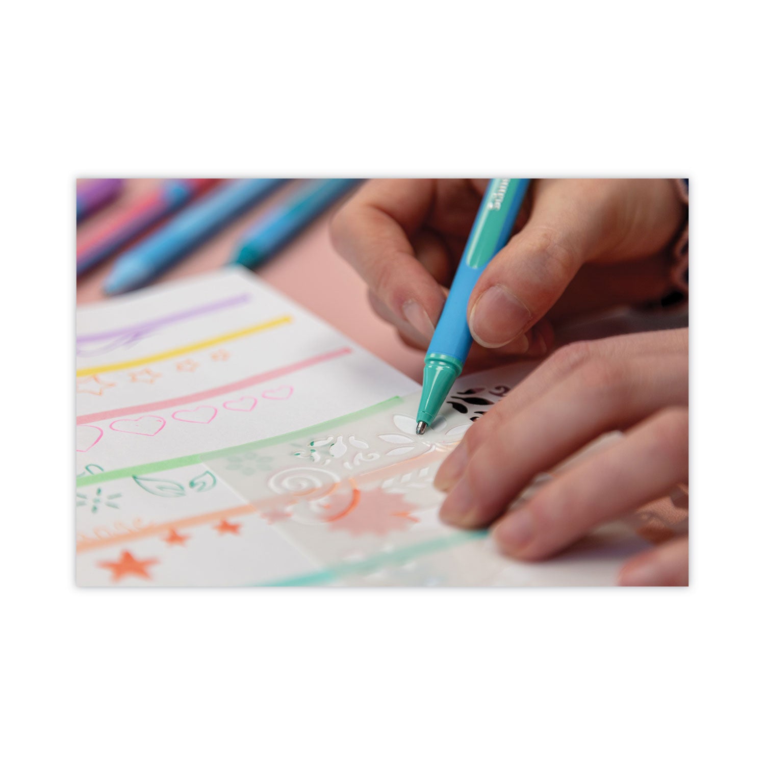 Schneider® Slider Edge XB Ballpoint Pen, Stick, Extra-Bold 1.4 mm, Assorted Ink and Barrel Colors, 8/Set