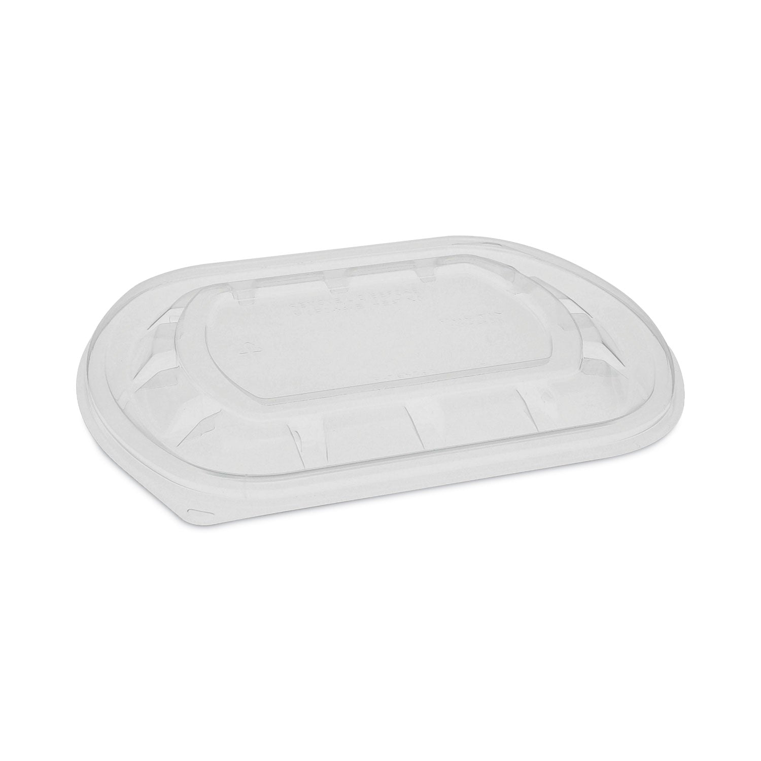 ClearView MealMaster Lid with Fog Gard Coating, Medium Flat Lid, 8.13 x 6.5 x 0.38, Clear, Plastic, 252/Carton