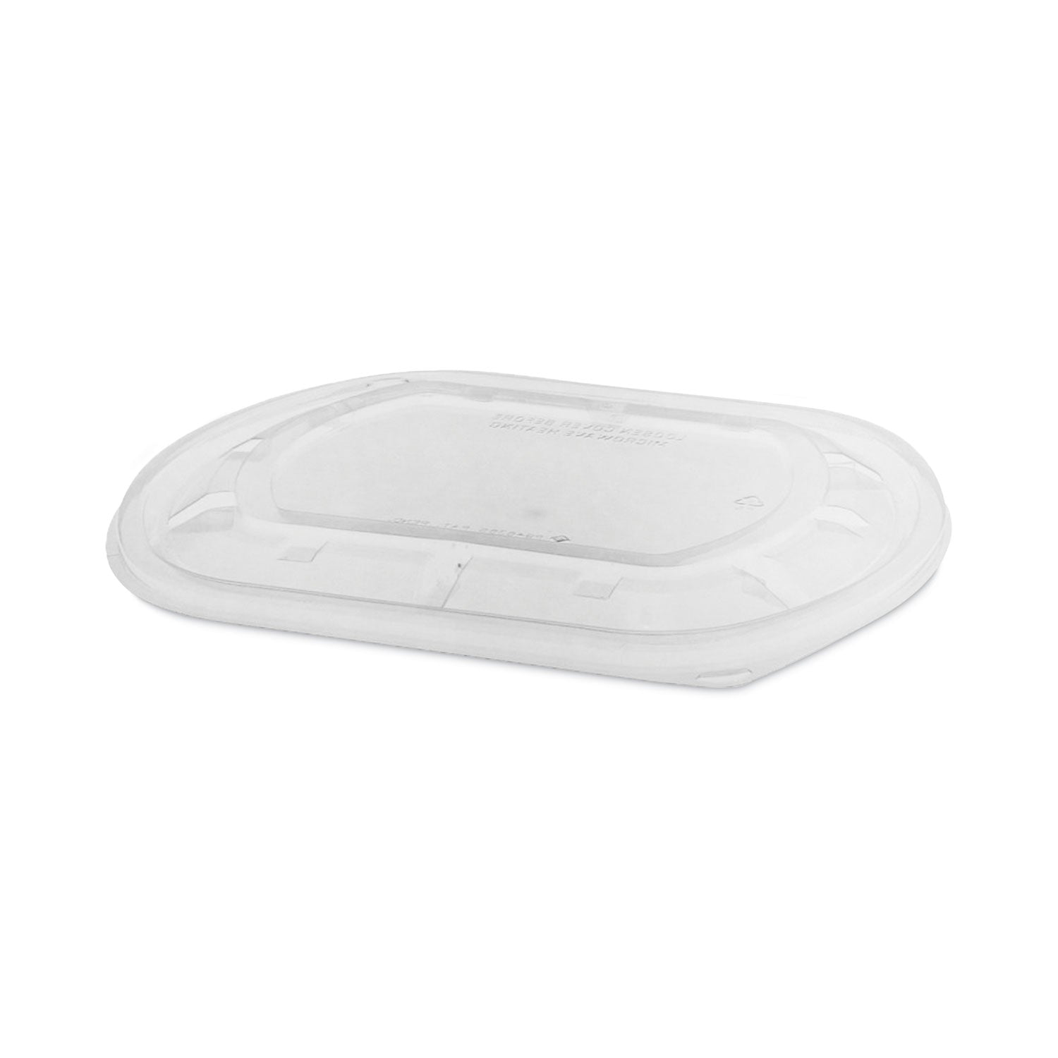 Pactiv Evergreen ClearView MealMaster Lid with Fog Gard Coating, Large Flat Lid, 9.38 x 8 x 0.38, Clear, Plastic, 300/Carton