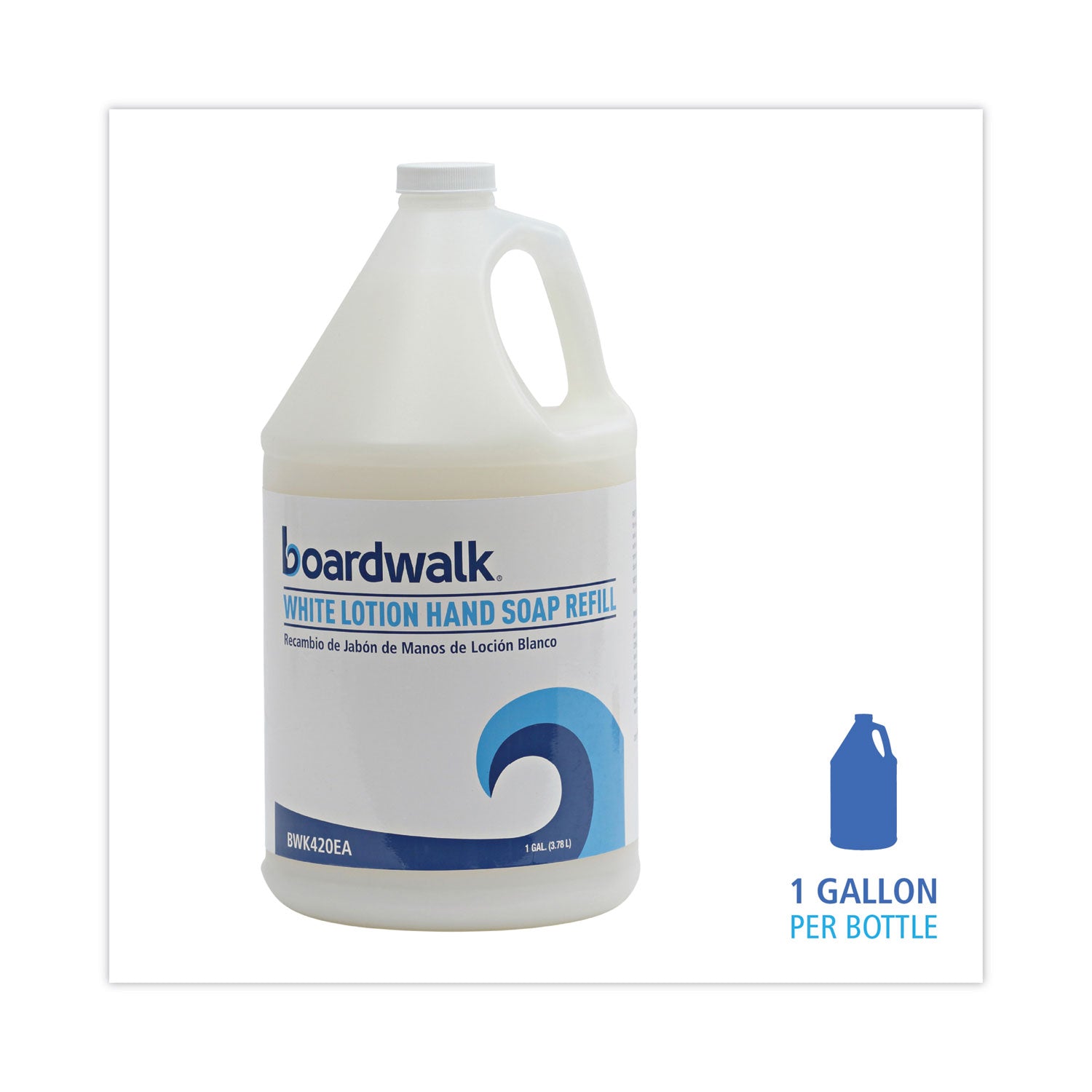 Boardwalk® Mild Cleansing Lotion Hand Soap Refill, Cherry Scent, 1 gal Bottle