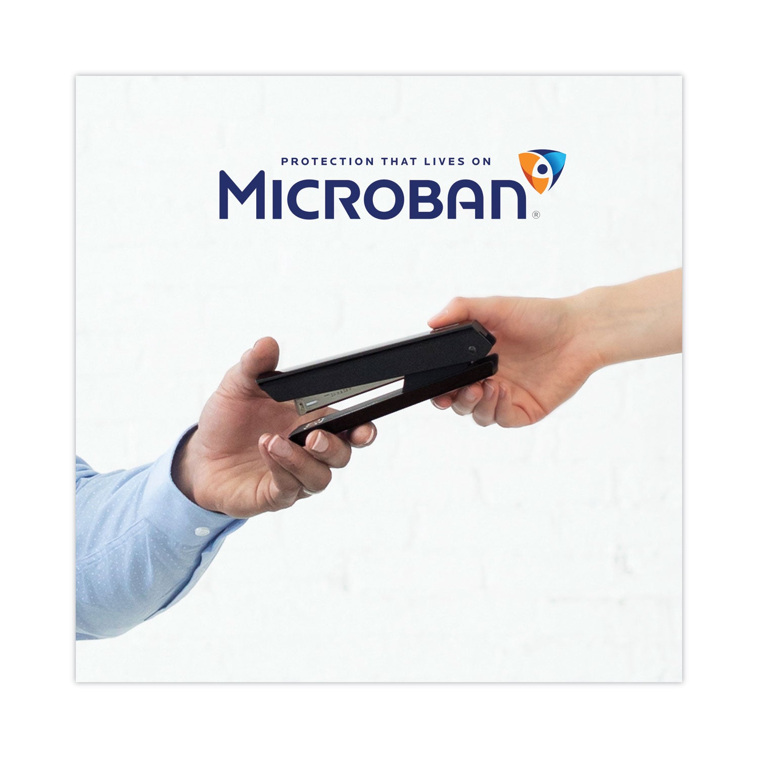 Fellowes® LX820 Classic Full Strip Stapler with Antimicrobial Protection, 20-Sheet Capacity, Black