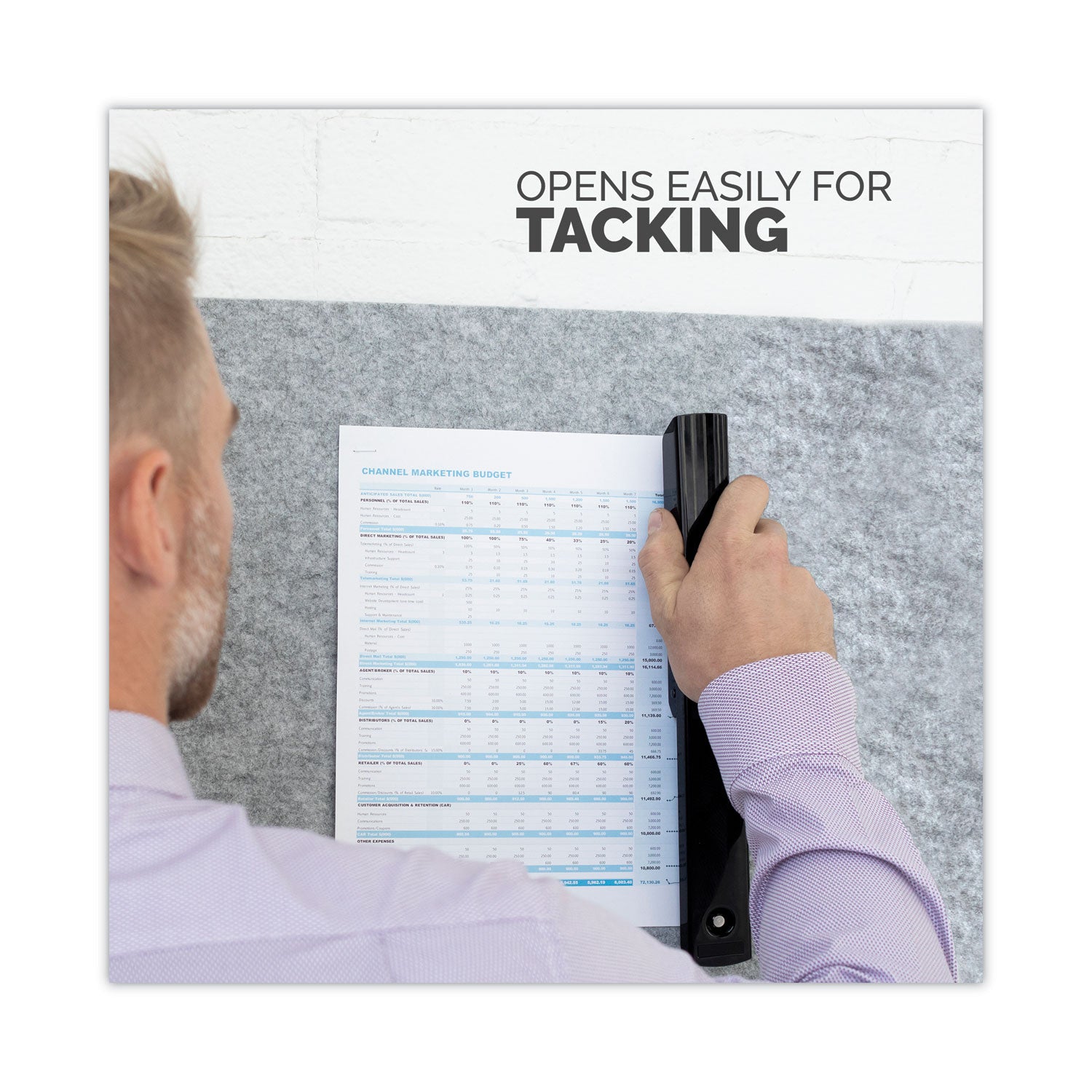 Fellowes® LX820 Classic Full Strip Stapler with Antimicrobial Protection, 20-Sheet Capacity, Black