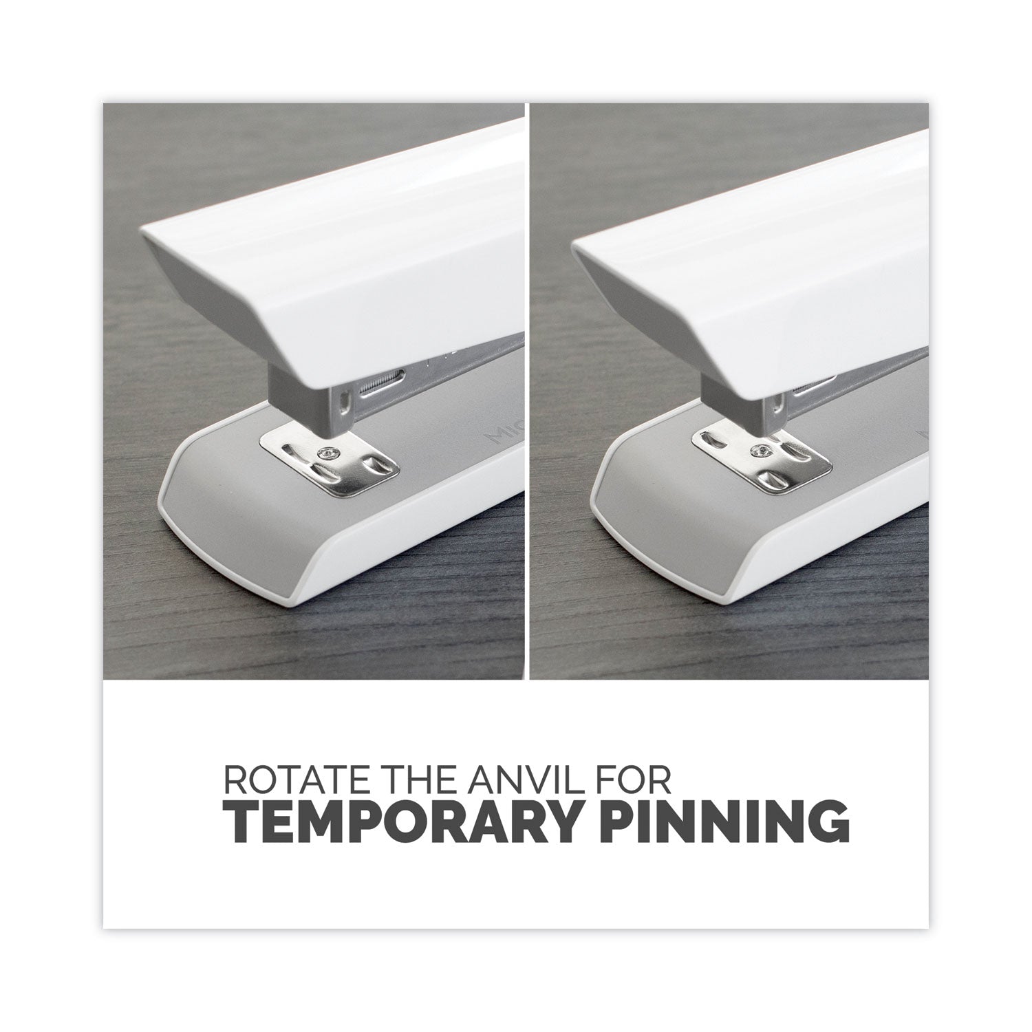 Fellowes® LX820 Classic Full Strip Stapler with Antimicrobial Protection, 20-Sheet Capacity, White