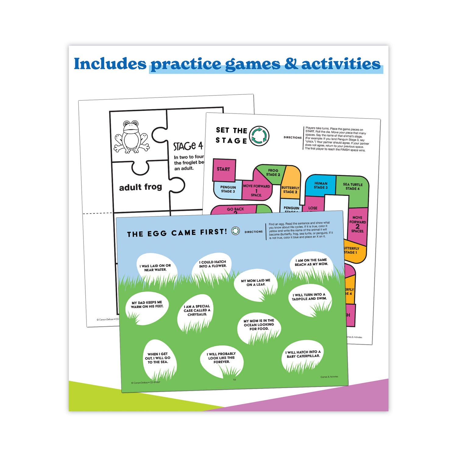 Carson-Dellosa Education In a Flash USB, Animal Lifestyles, Ages 5-8, 225 Pages