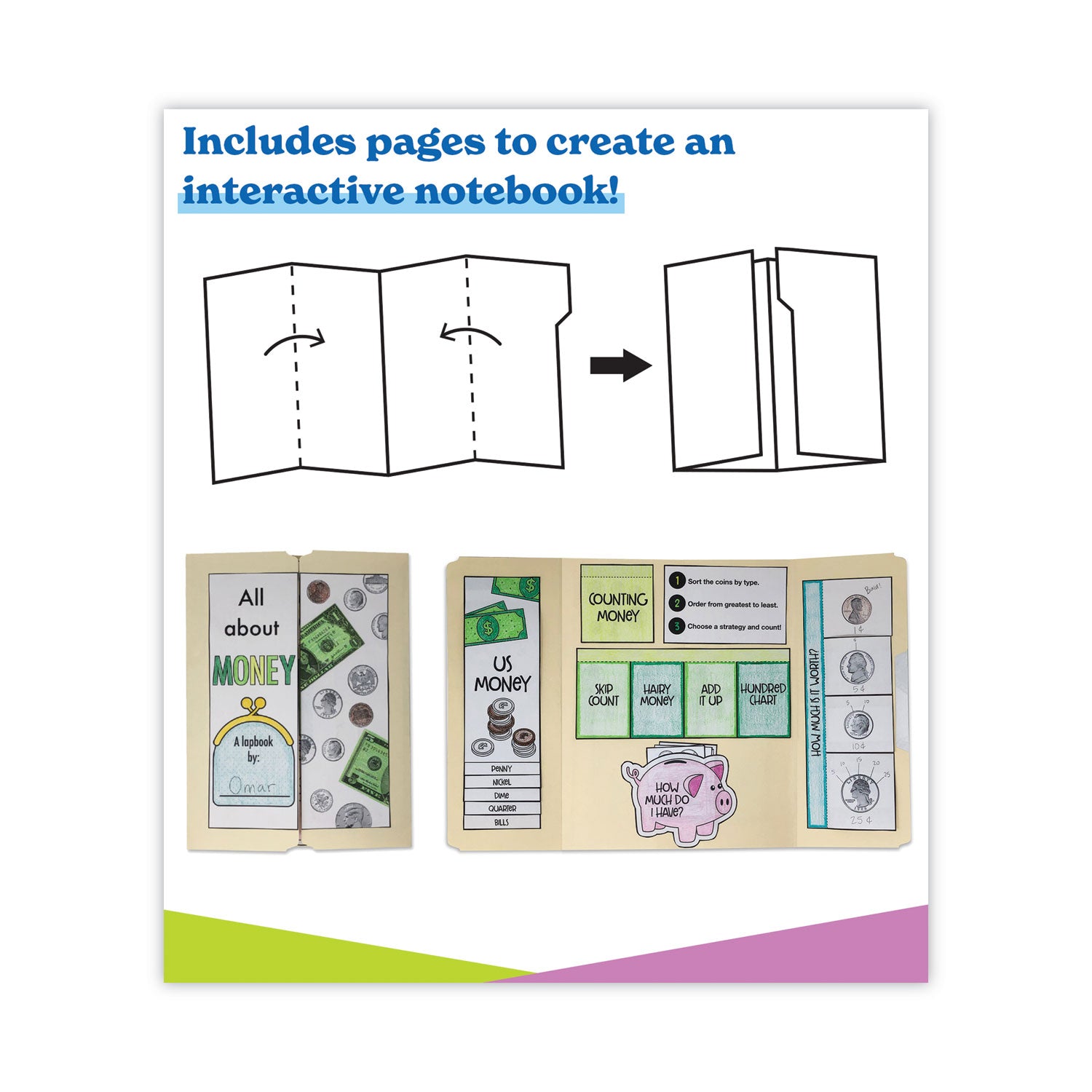 Carson-Dellosa Education In a Flash USB, US Money, Ages 6-8, 229 Pages