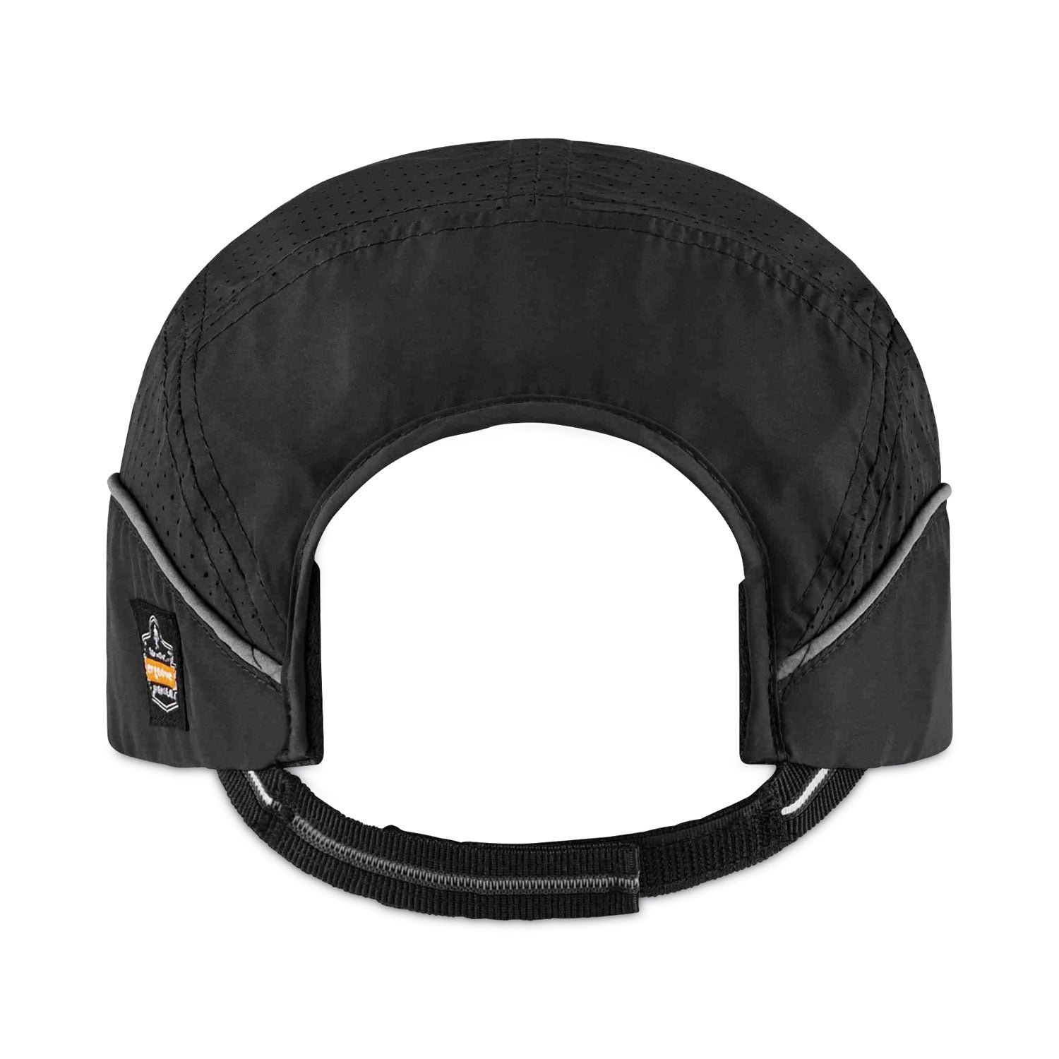 ergodyne® Skullerz 8965 Lightweight Bump Cap Hat with LED Lighting, Long Brim, Black