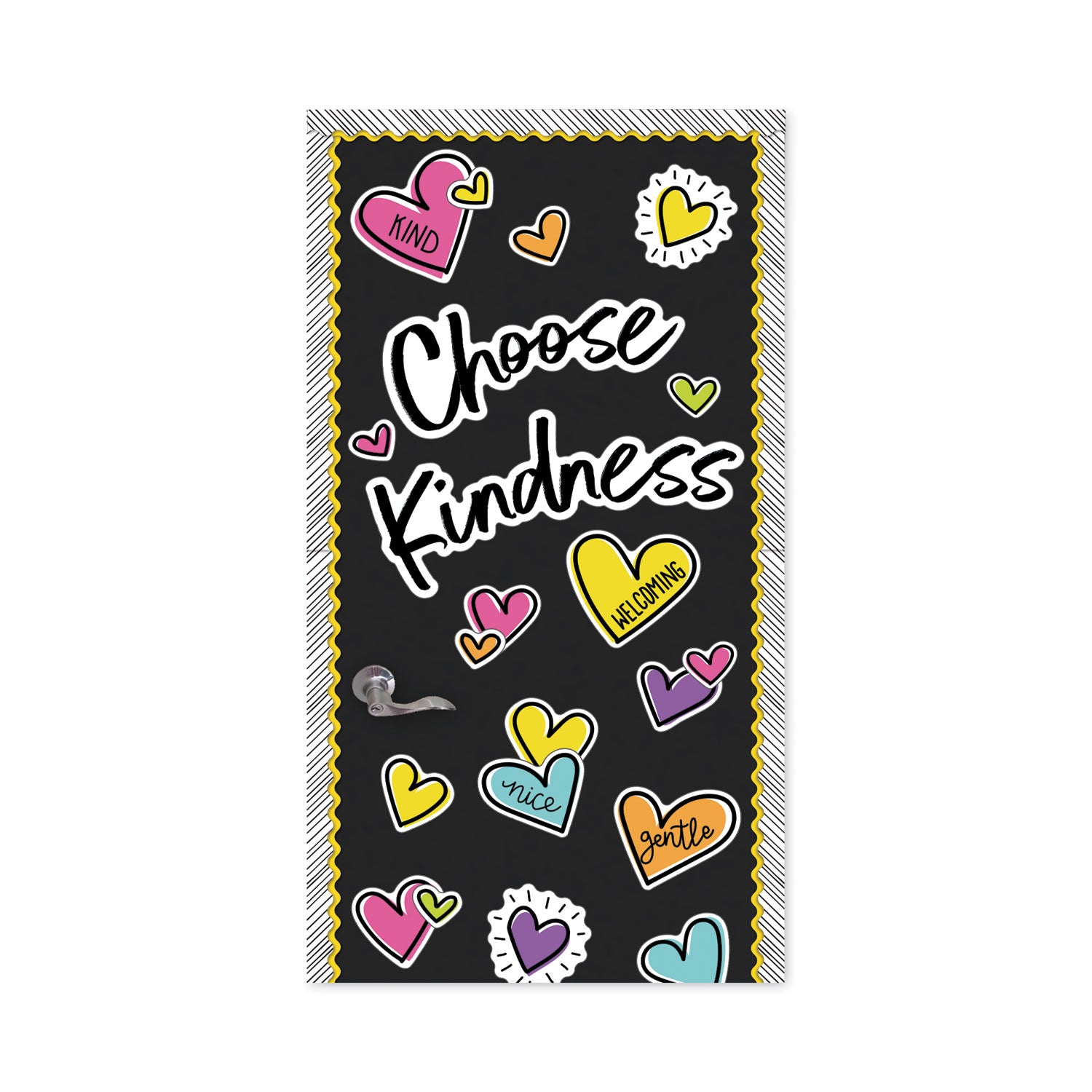 Carson-Dellosa Education Motivational Bulletin Board Sets, 75-Piece Set, Kind Vibes, 30" x 16", Multicolor
