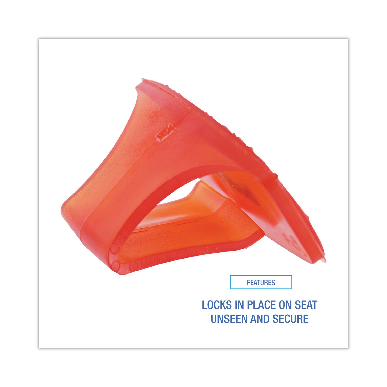 Boardwalk® Toilet Bowl Clip, Mango Scent, Orange, 72/Carton