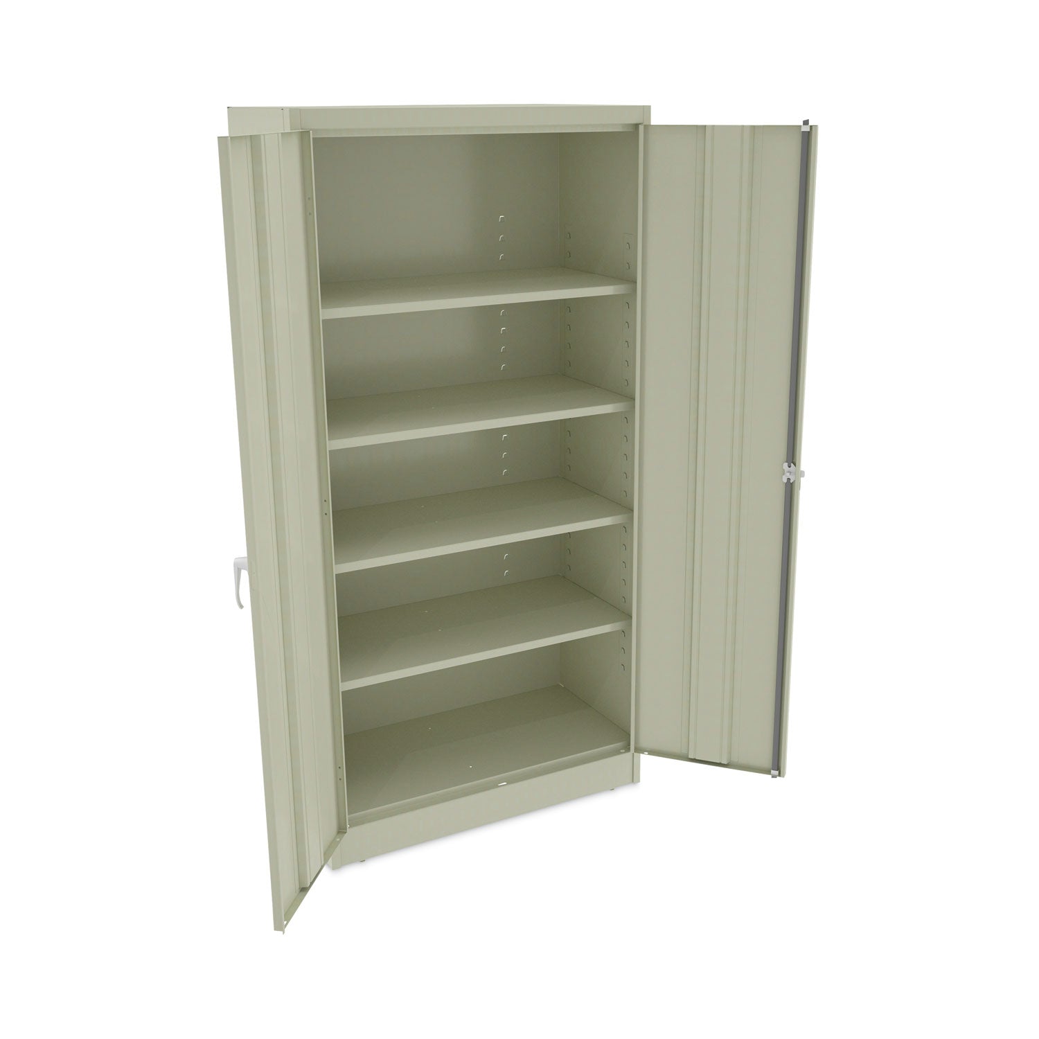 Alera® Assembled 72" High Heavy-Duty Welded Storage Cabinet, Four Adjustable Shelves, 36w X 18d, Putty