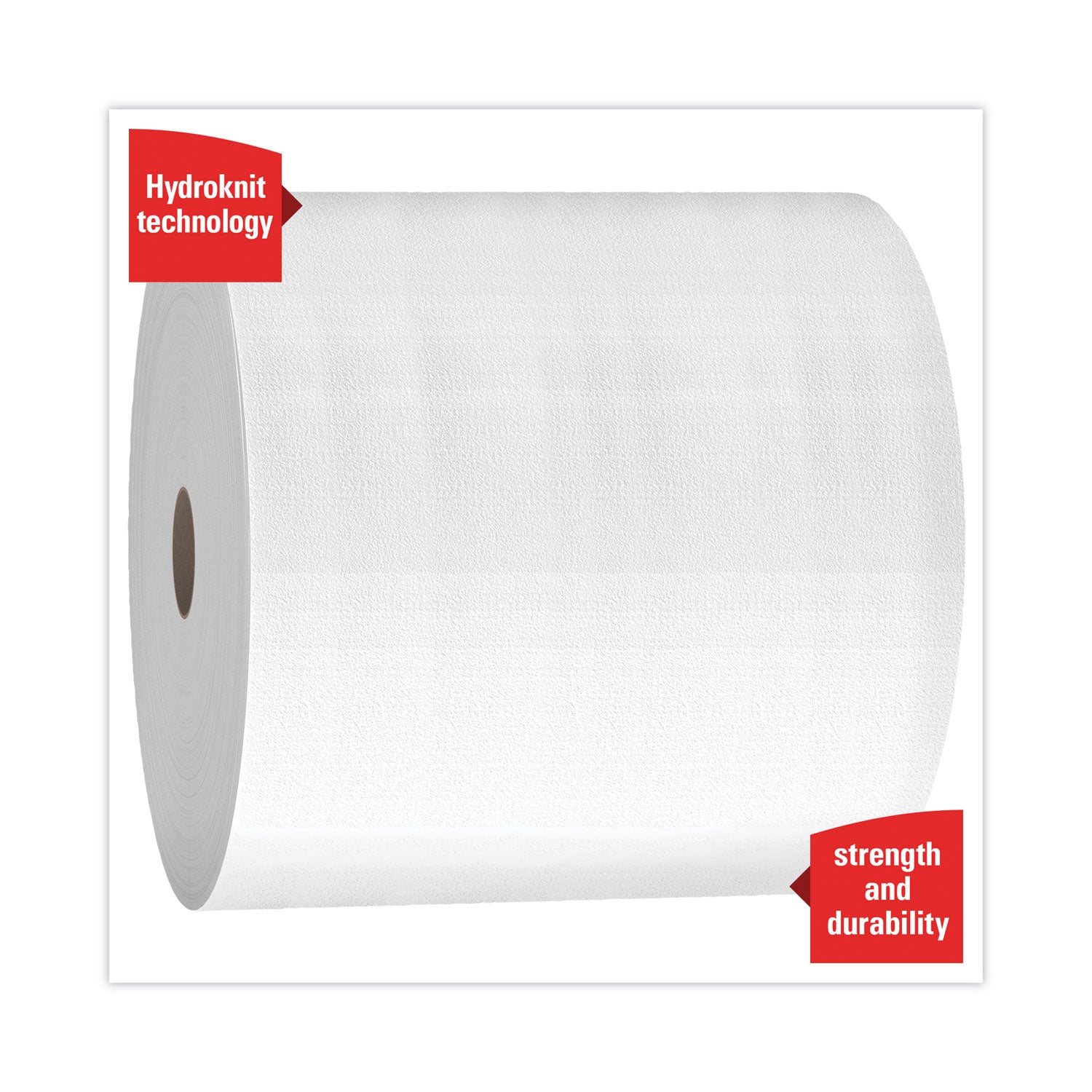 WypAll® X50 Cloths, Jumbo Roll, 13.4 x 9.8, White, 1,100/Roll