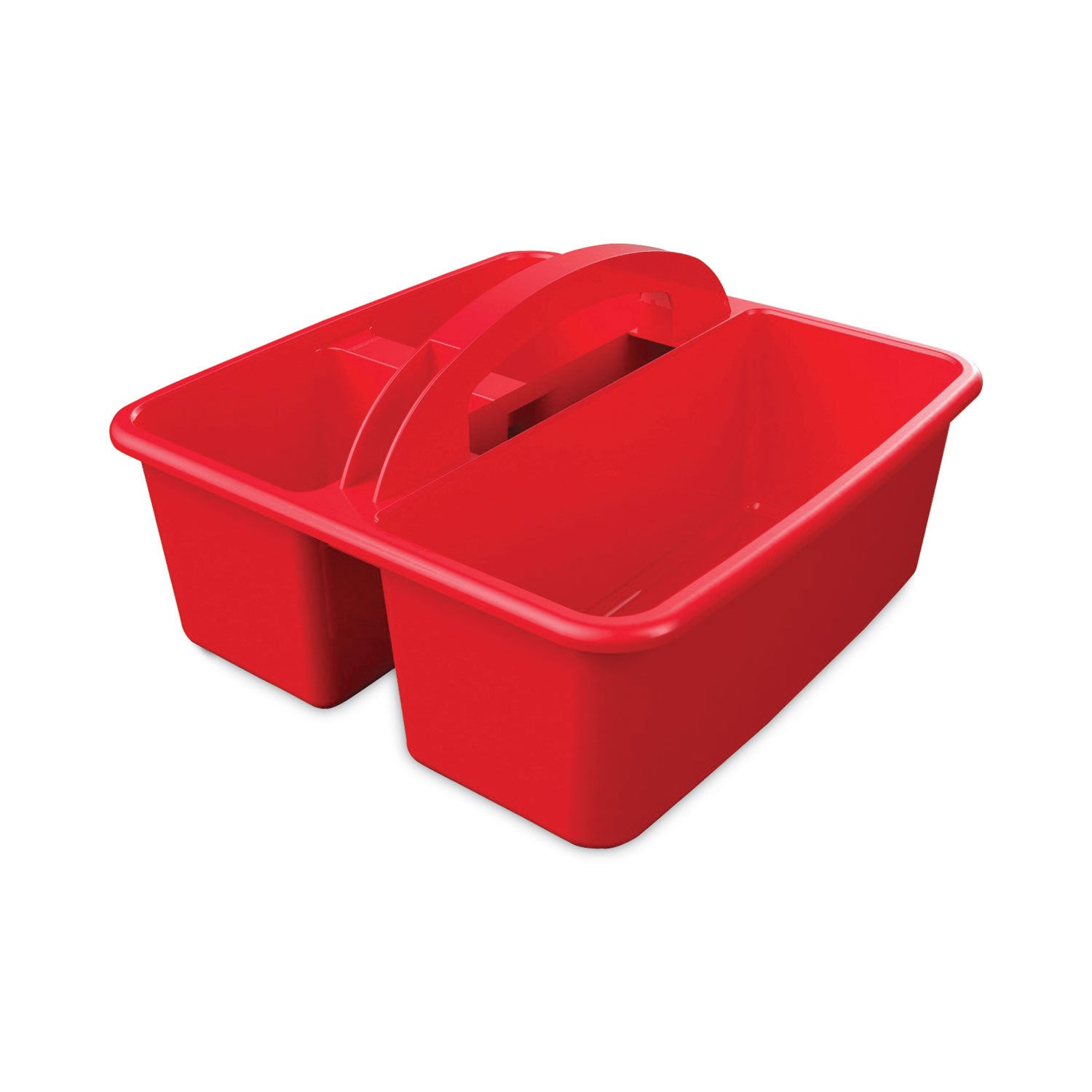 deflecto® Antimicrobial Creativity Storage Caddy, Red