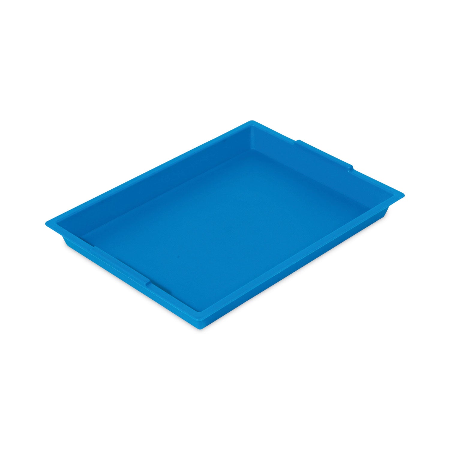 deflecto® Little Artist Antimicrobial Finger Paint Tray, 16 x 1.8 x 12, Blue