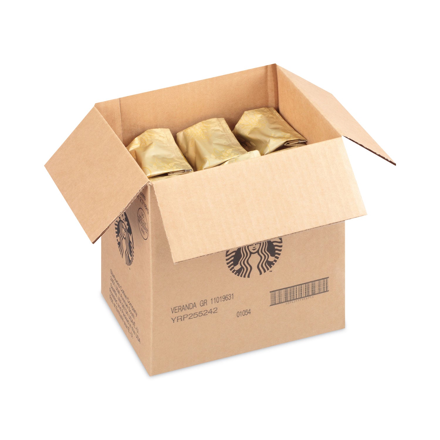 Starbucks® VERANDA BLEND Coffee, Ground,1 lb Bag, 6/Carton