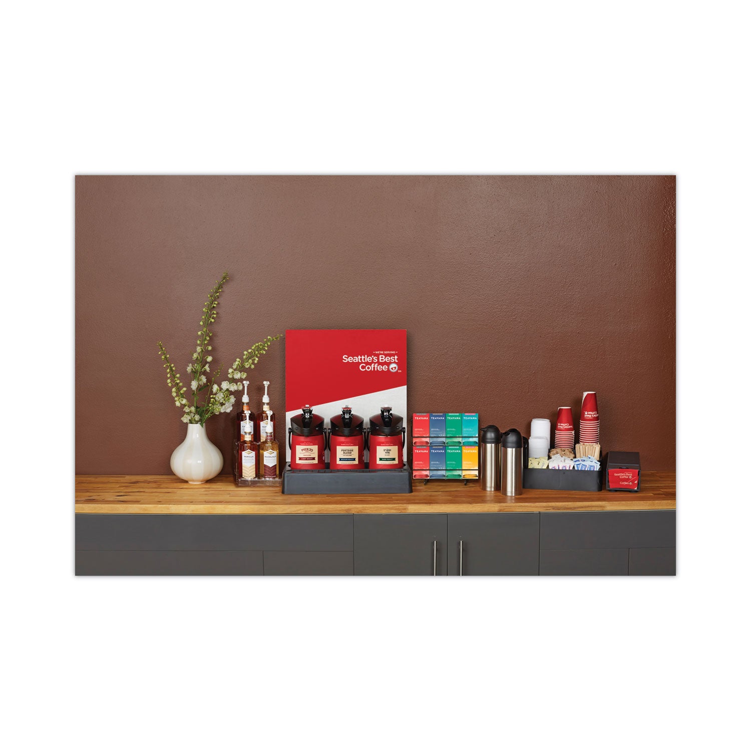 Seattle's Best™ Premeasured Coffee Packs, Decaf Portside Blend, 2.6 oz Packet, 72/Carton