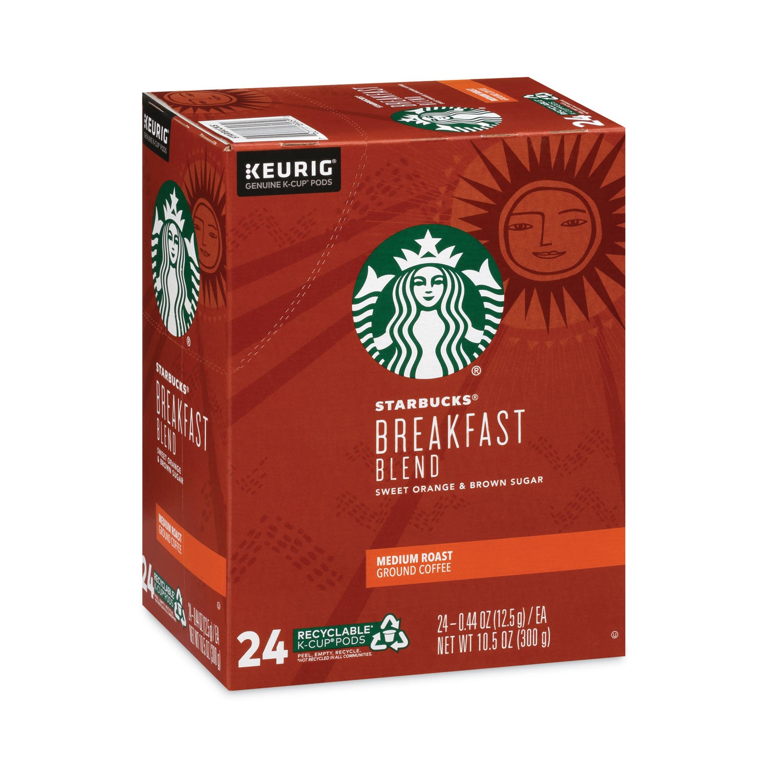 Starbucks® Breakfast Blend Coffee K-Cups, 96/carton