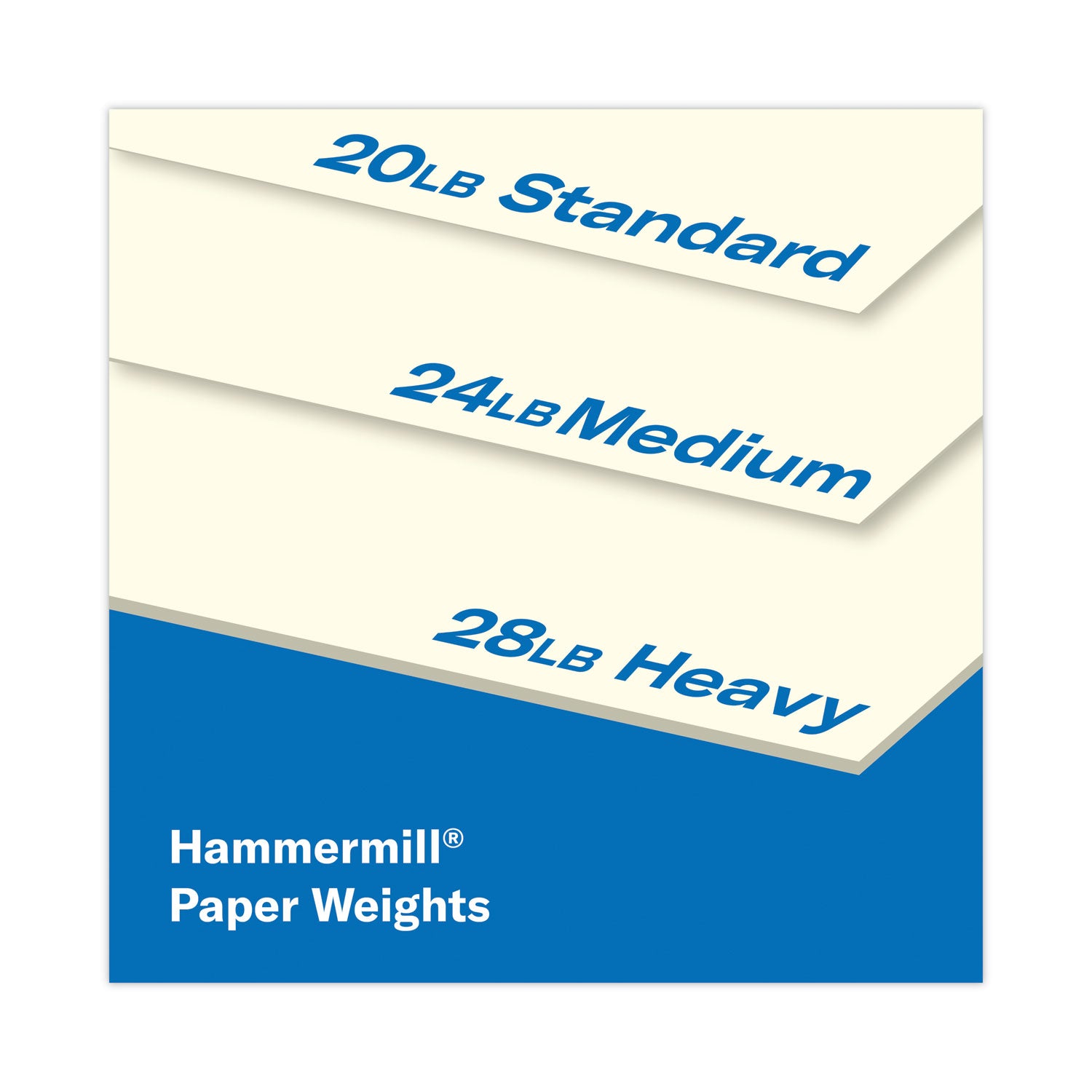 Hammermill® Colors Print Paper, 20 lb Bond Weight, 8.5 x 11, Cream, 500/Ream