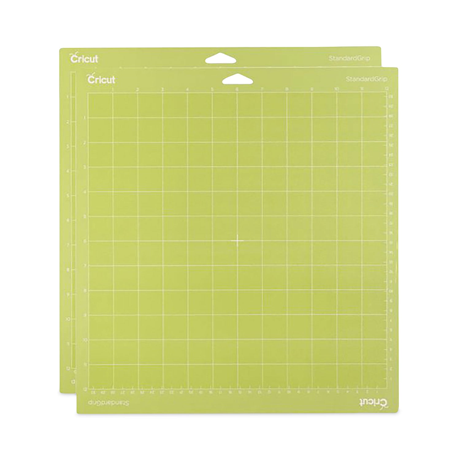 StandardGrip Machine Mat, 12 x 12, Green, 2/Pack