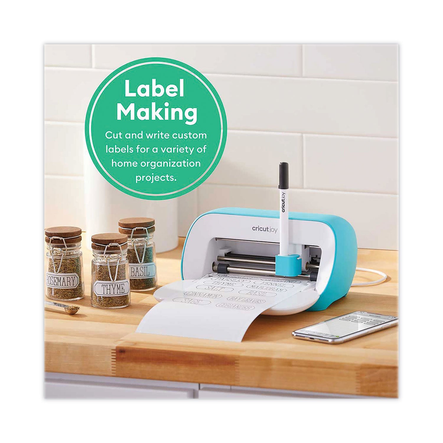 Cricut® Joy Die Cutting Machine, 4.5 x 6.5, Teal/White