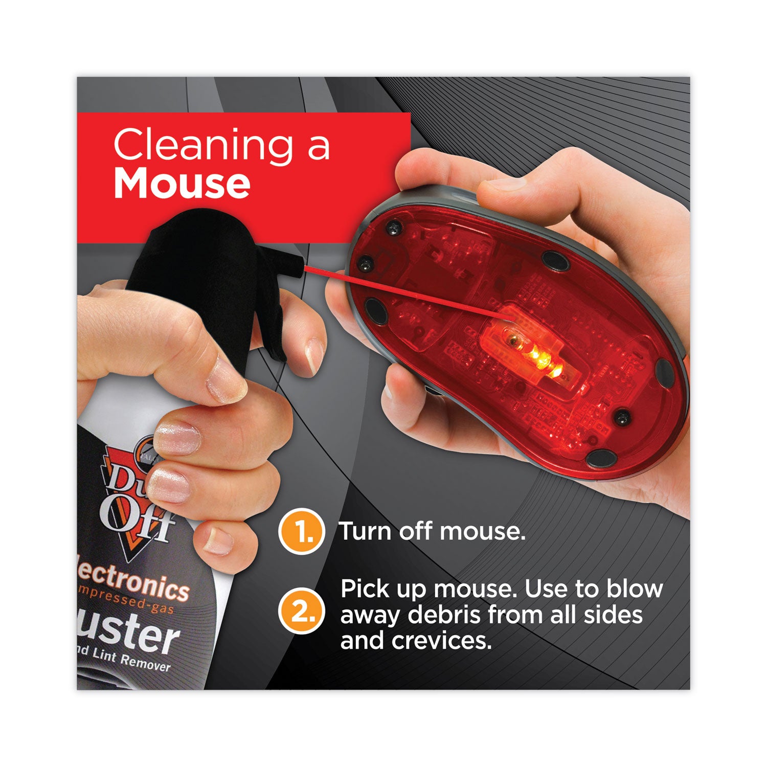 Dust-Off® Disposable Compressed Air Duster, 10 Oz Can