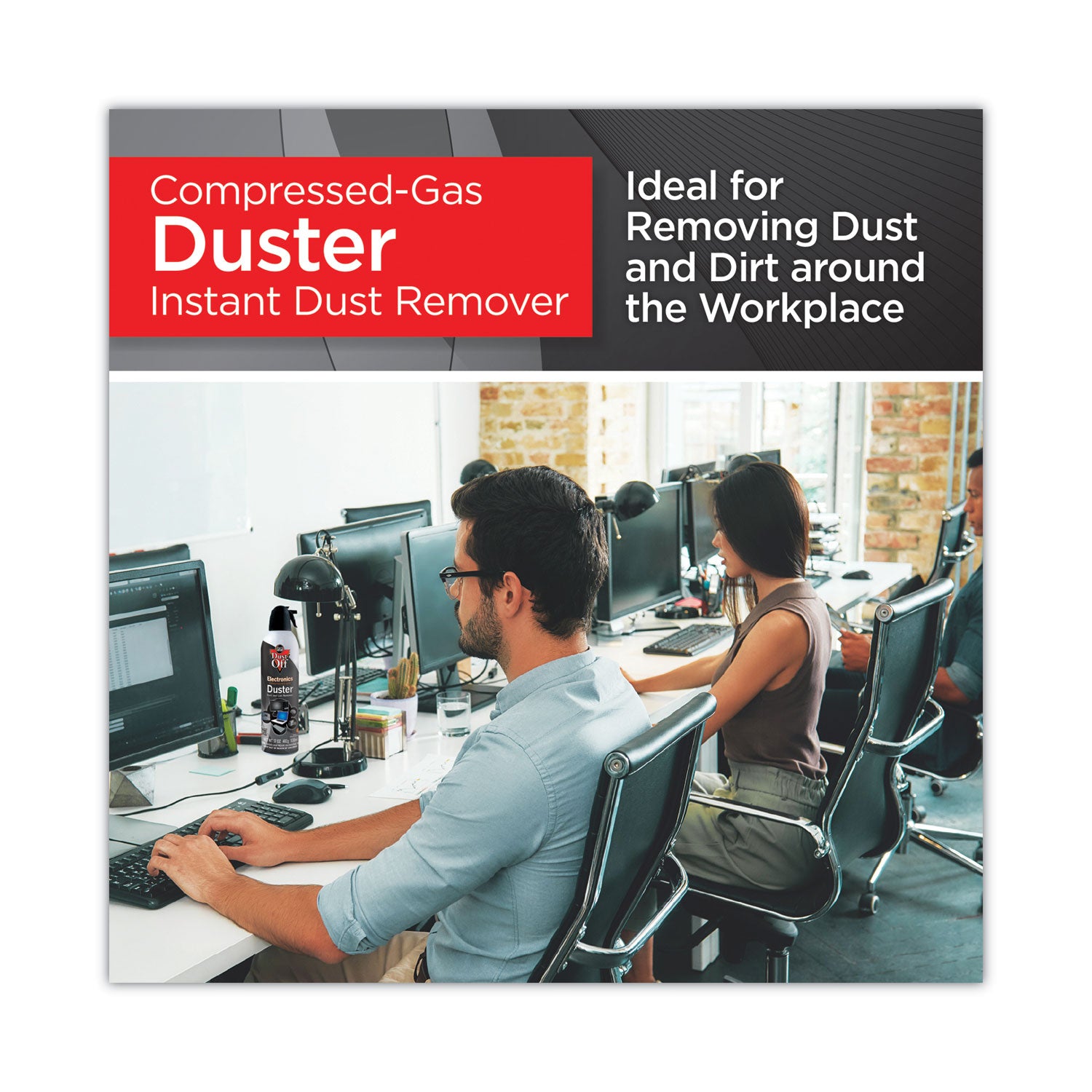 Dust-Off® Disposable Compressed Air Duster, 17 Oz Can