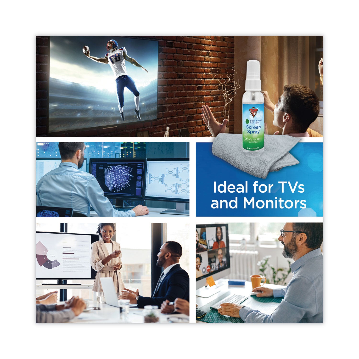 Dust-Off® Laptop Computer Cleaning Kit, 50 Ml Spray/microfiber Cloth