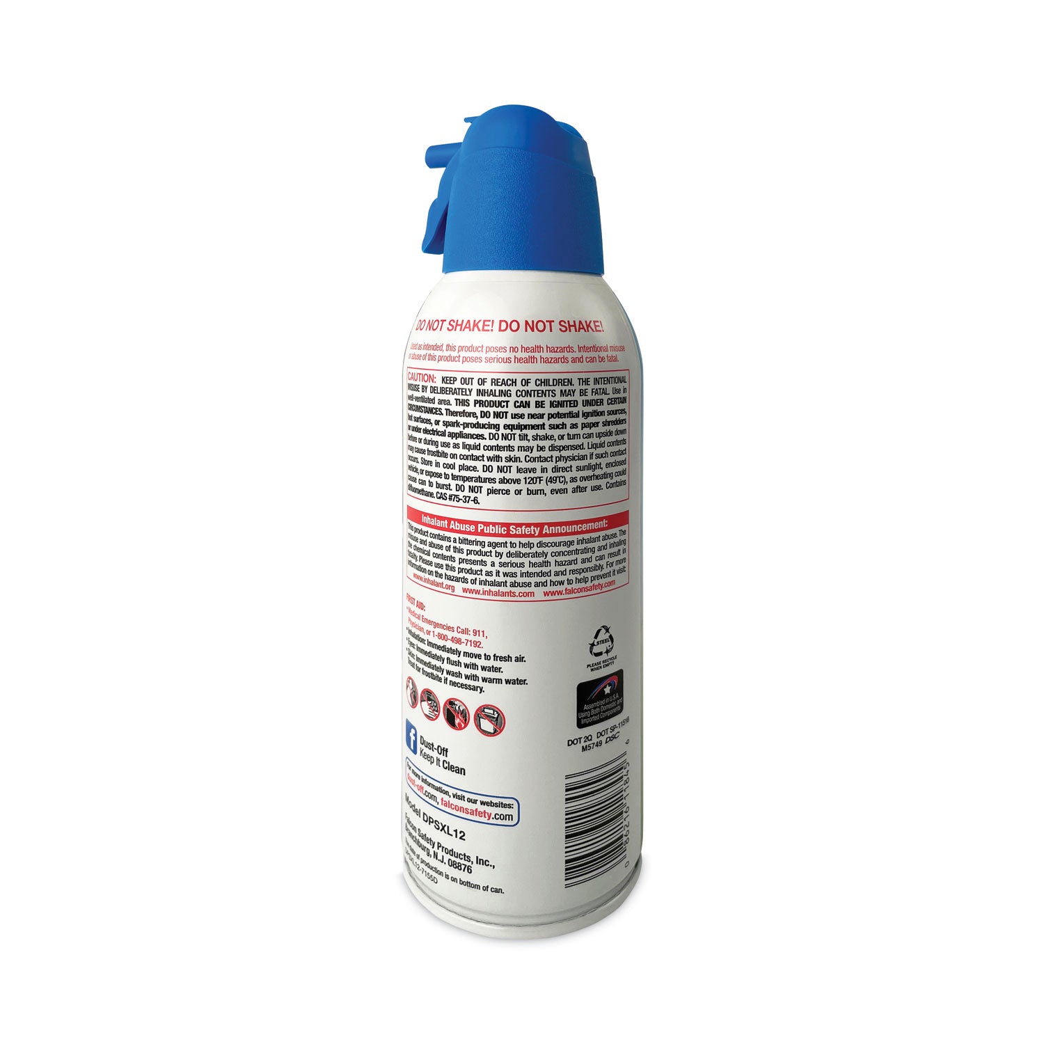 Dust-Off® Disposable Compressed Air Duster, 12 Oz Can