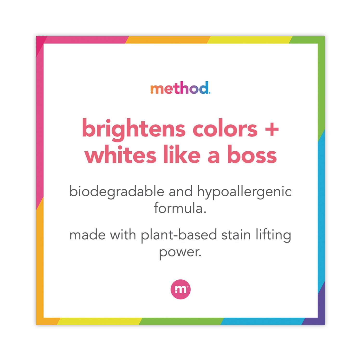 Method® 4x Concentrated Laundry Detergent, Beach Sage, 53.5 Oz Bottle