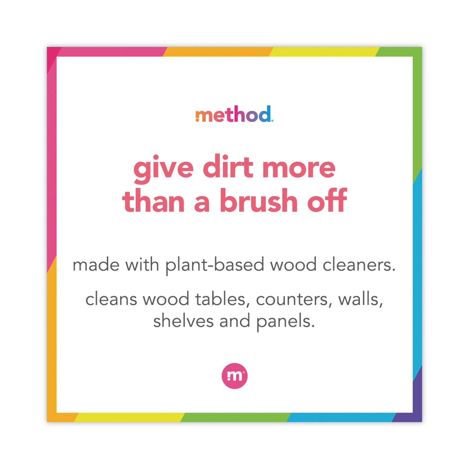 Method® Daily Wood Cleaner, 28 Oz Spray Bottle, 8/carton