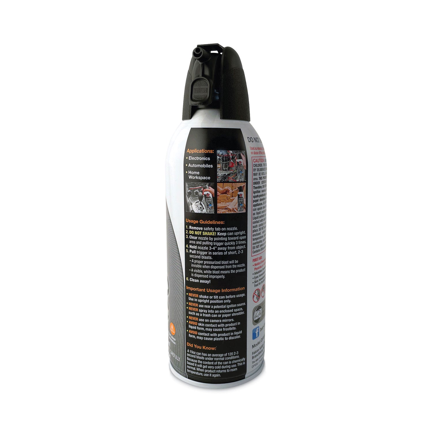 Dust-Off® Disposable Compressed Air Duster, 10 Oz Can