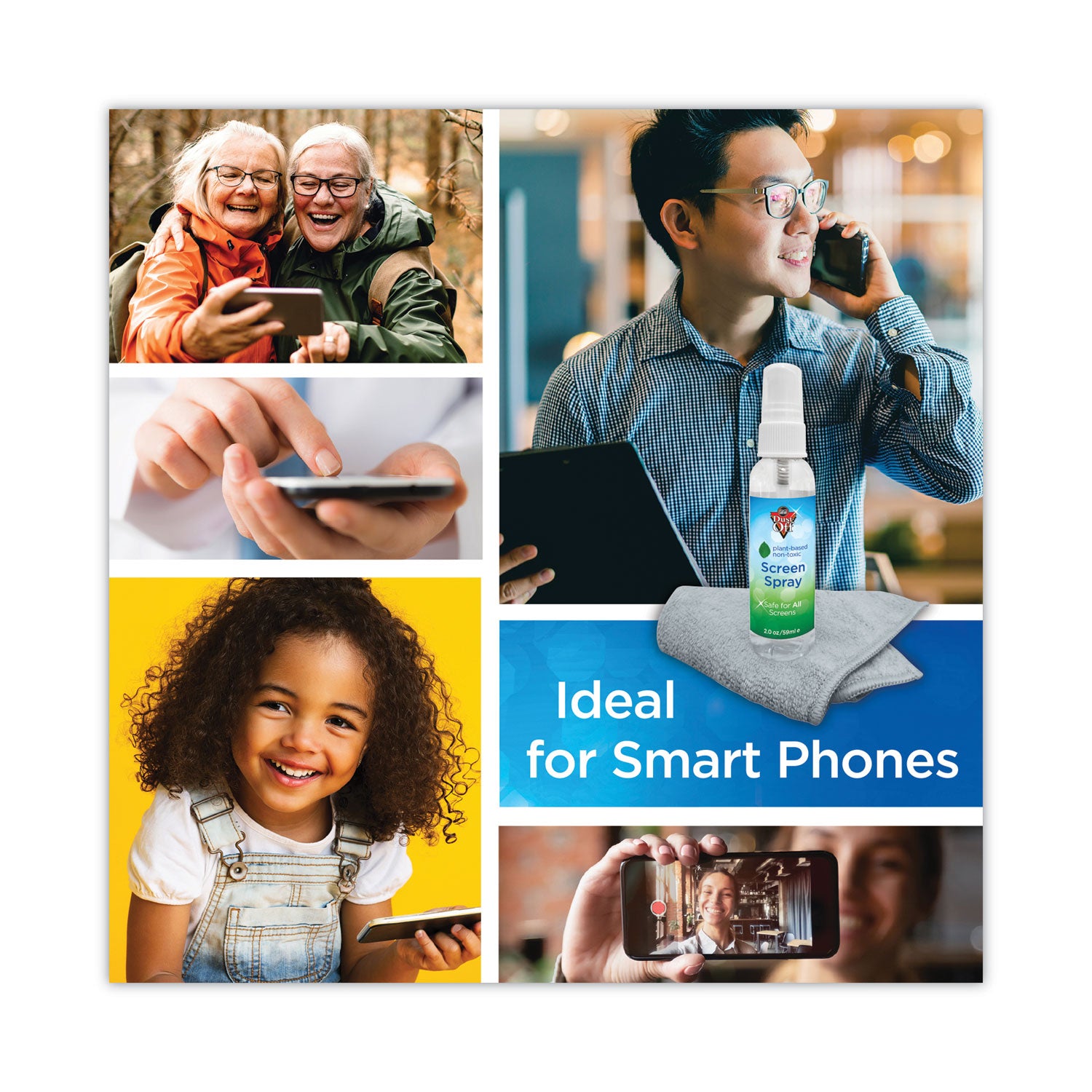 Dust-Off® Laptop Computer Cleaning Kit, 50 Ml Spray/microfiber Cloth